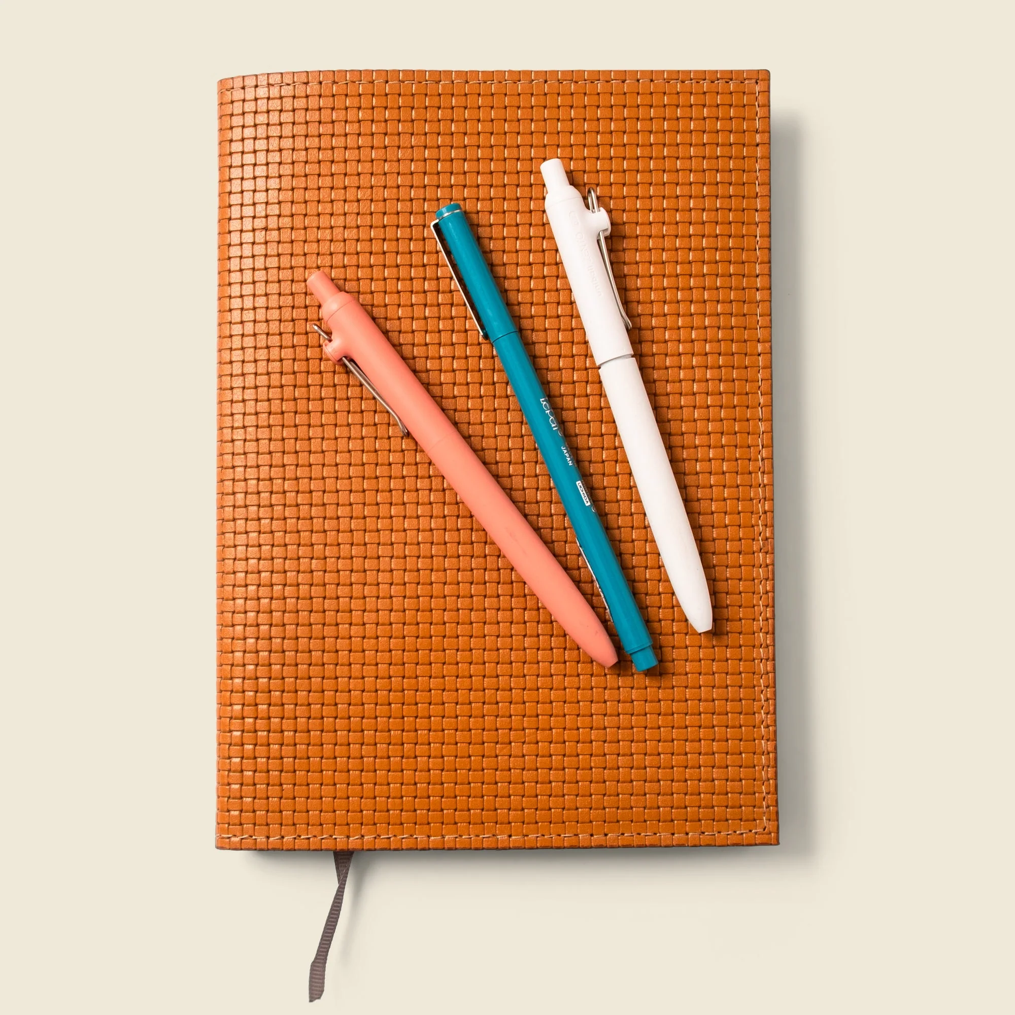 Refillable A5 Leather Notebook Cover – Tan Limited Edition - Image 2