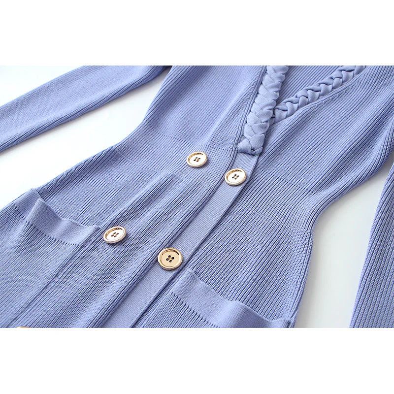 Retro Knitted Hepburn Dress For Women, Greenwich Village, BYMANYC New York. - Image 4