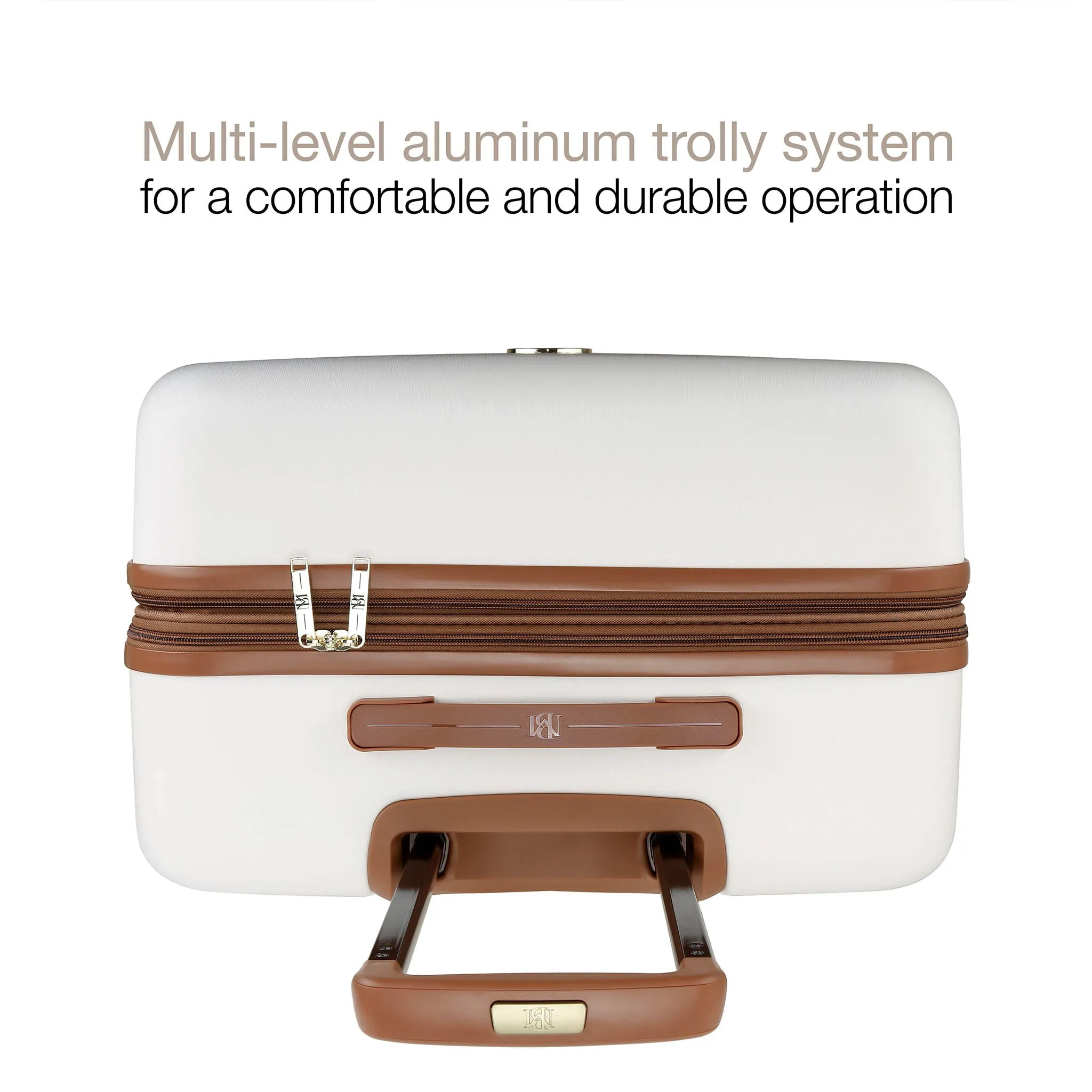 Grace 3 Piece Expandable Retro Luggage Set - Image 4