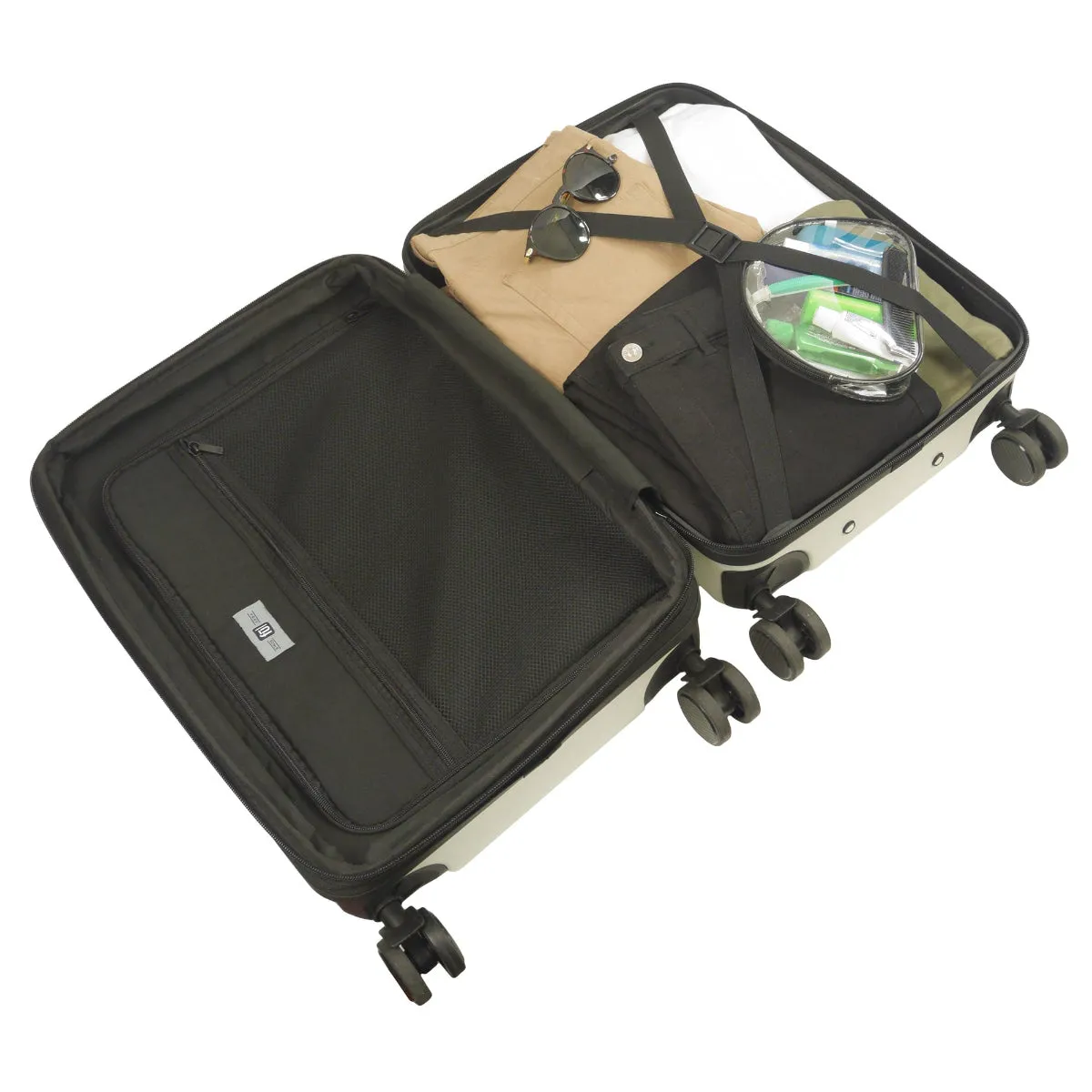 Revolution 22.5" White Carry-On Luggage - Image 6