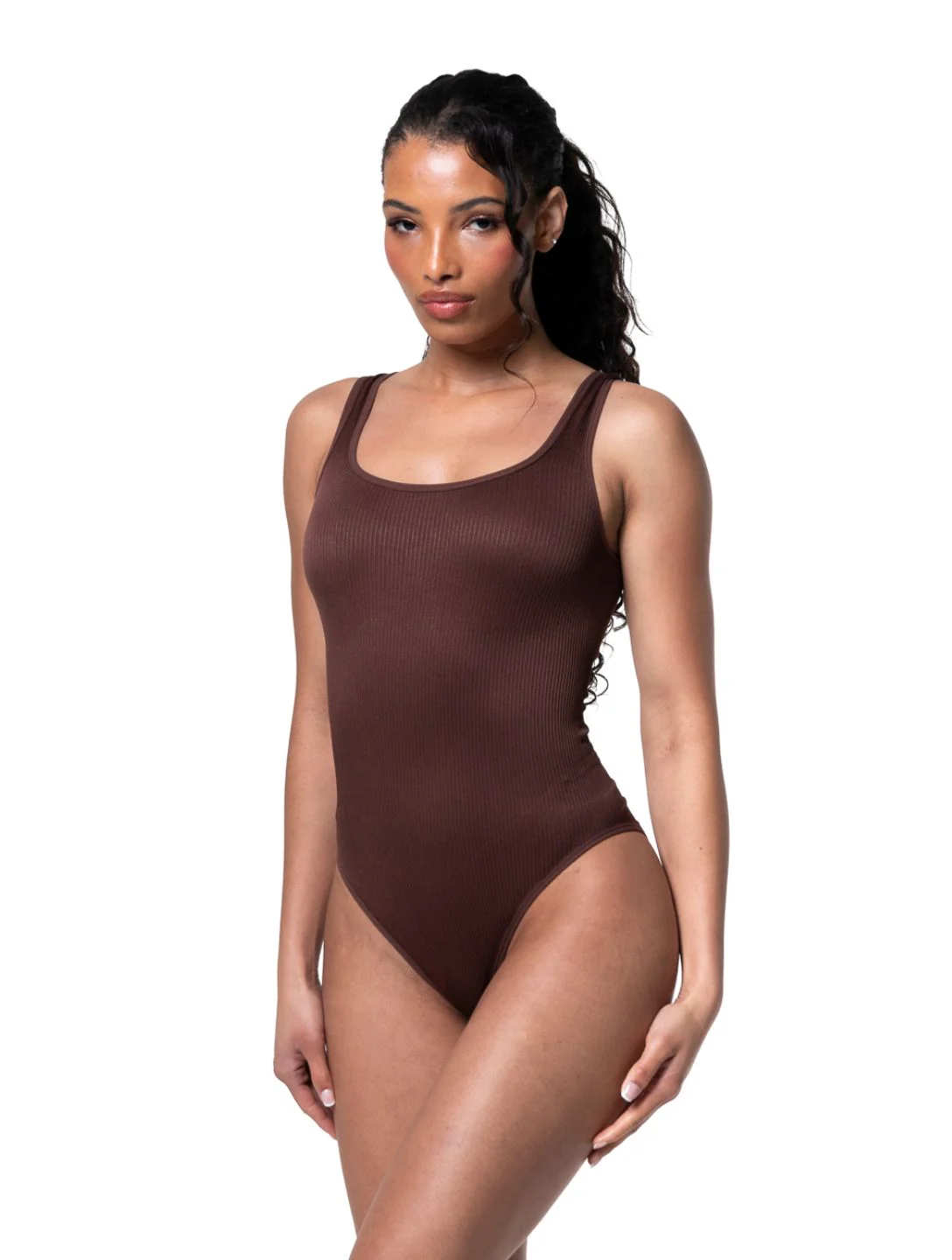 Ribbed Snatched Shapewear Bodysuit - Image 21