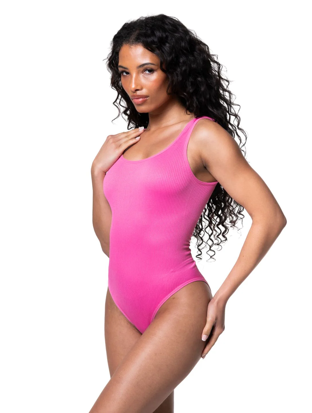 Ribbed Snatched Shapewear Bodysuit - Image 24