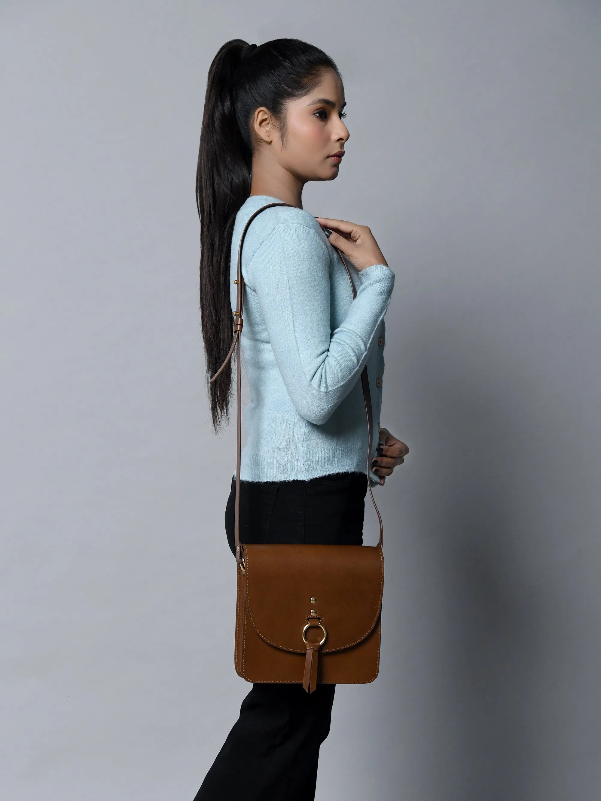 Rich Mocha Elegance Crossbody - Image 10