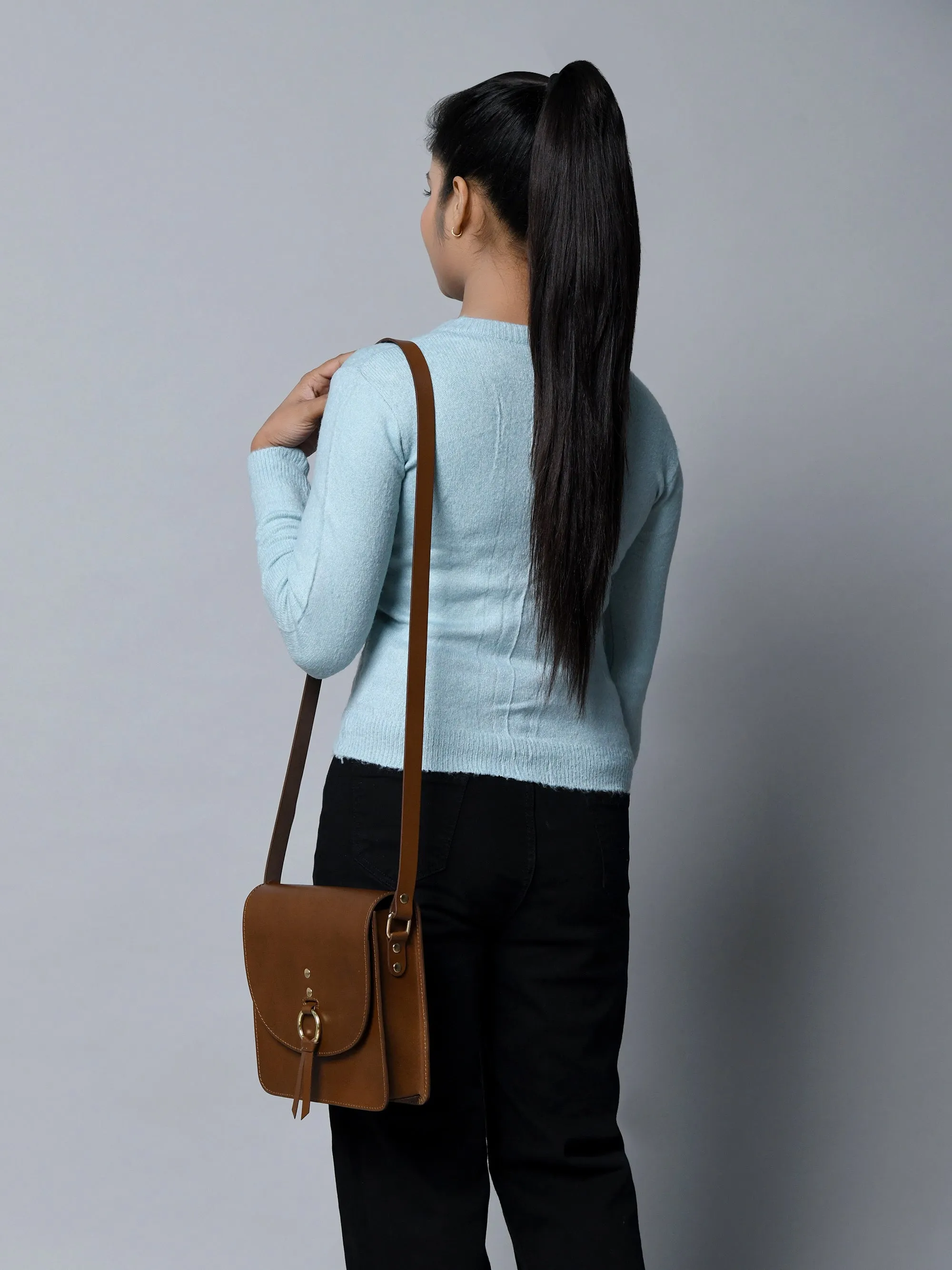 Rich Mocha Elegance Crossbody - Image 11
