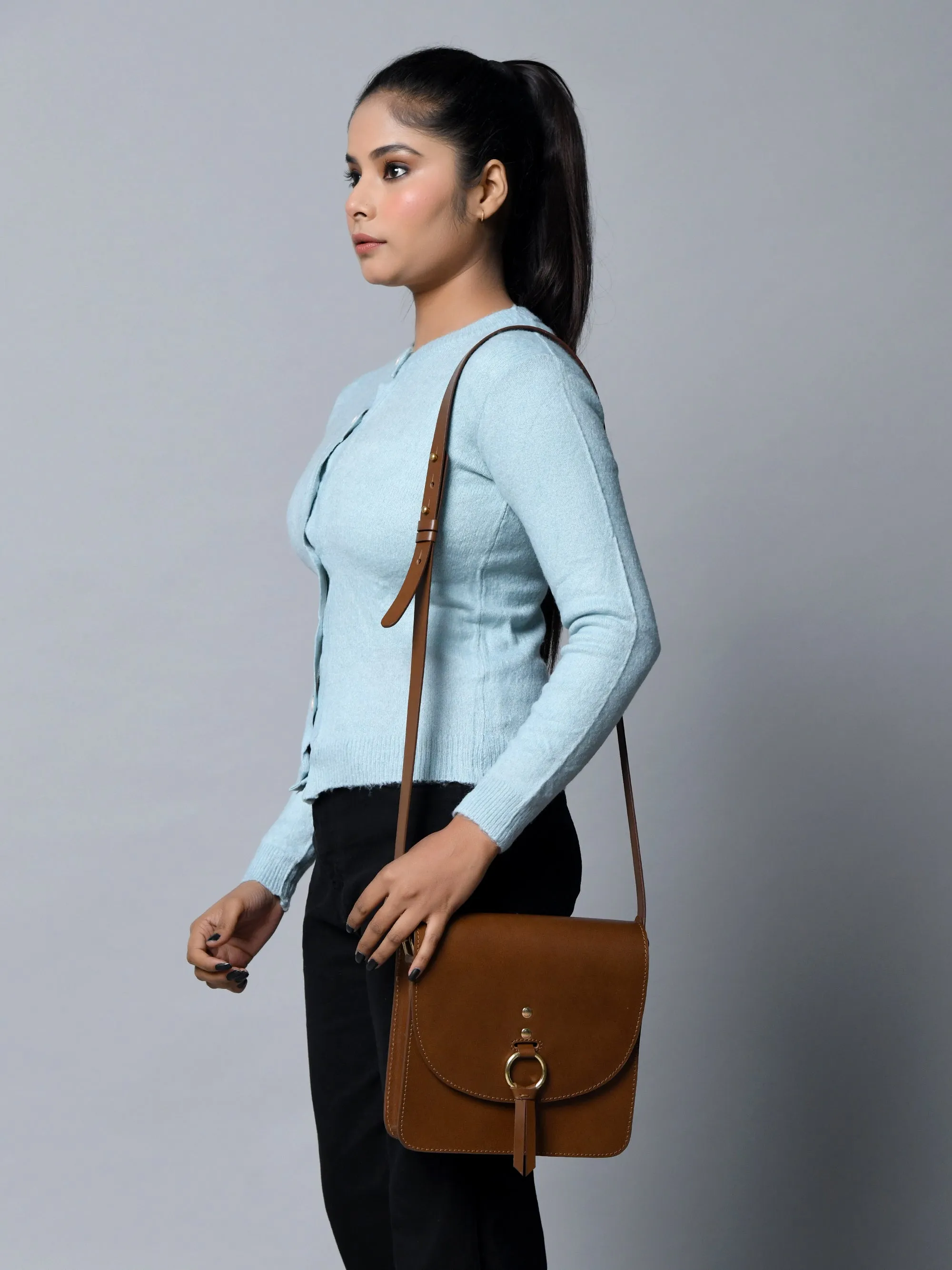 Rich Mocha Elegance Crossbody - Image 12