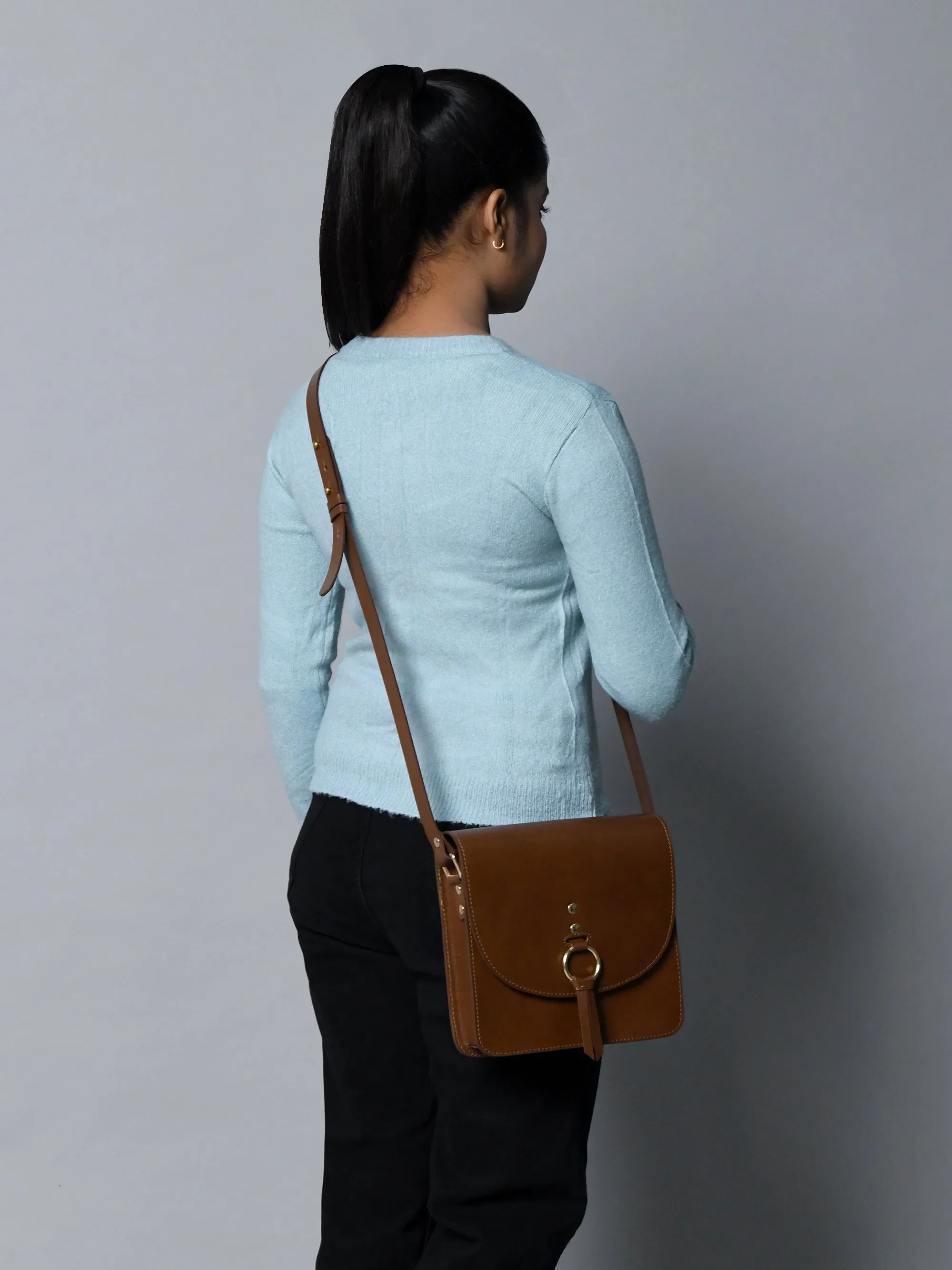 Rich Mocha Elegance Crossbody - Image 3
