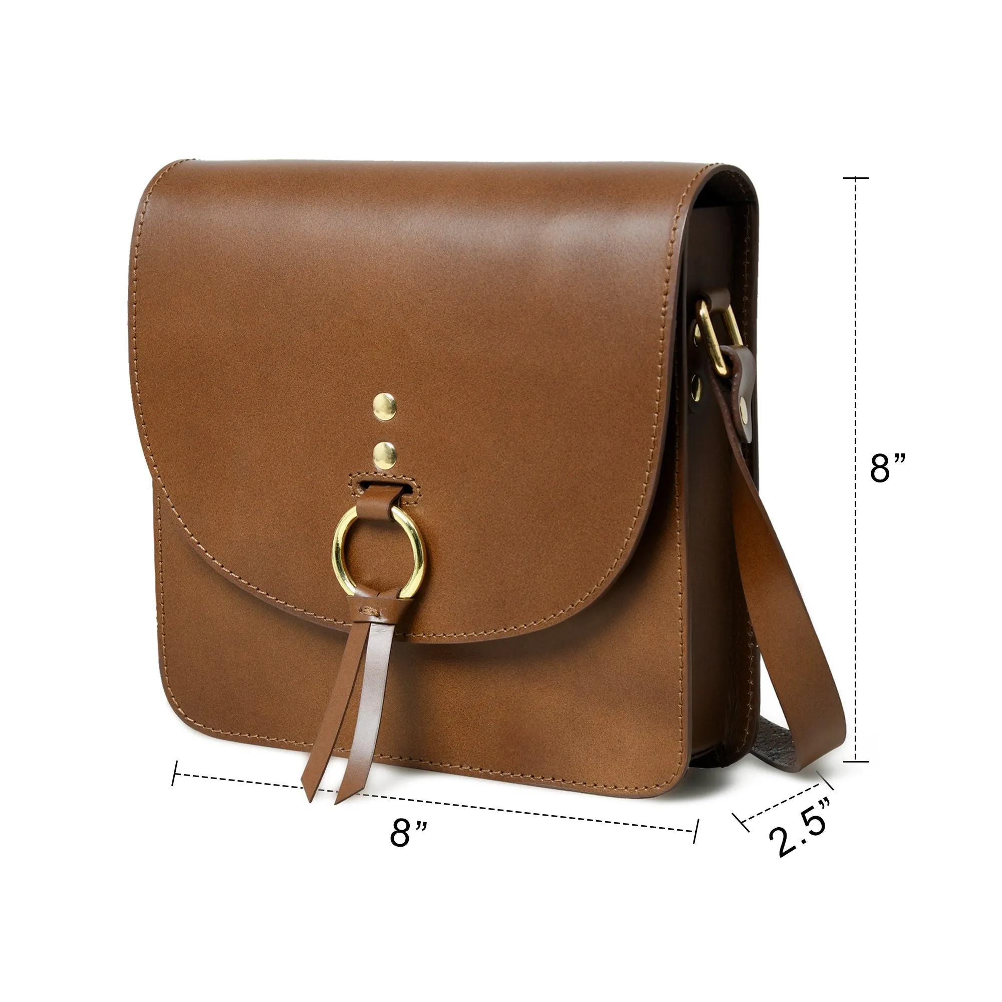 Rich Mocha Elegance Crossbody - Image 9