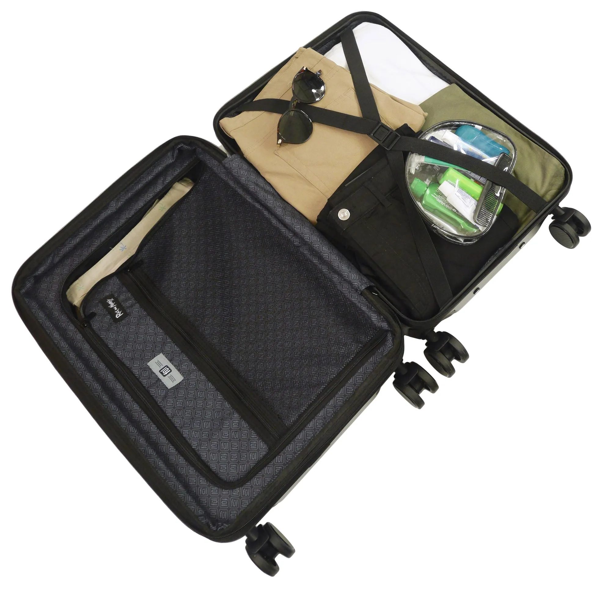 Rick and Morty Ful 22.5" Black Carry-On Luggage - Image 6