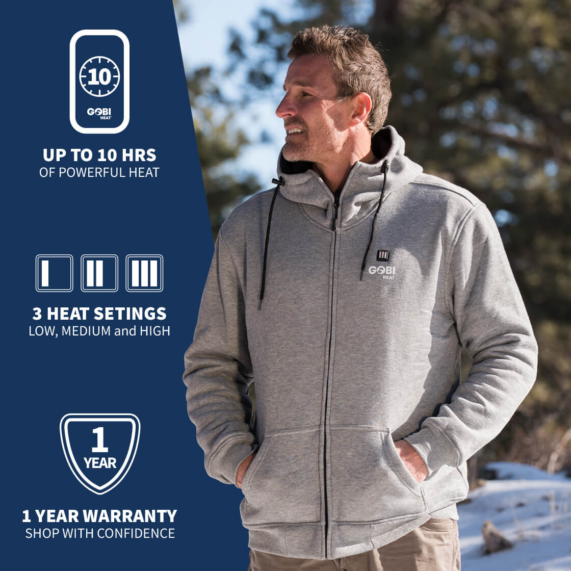 Ridge Mens Heated Hoodie - Image 6