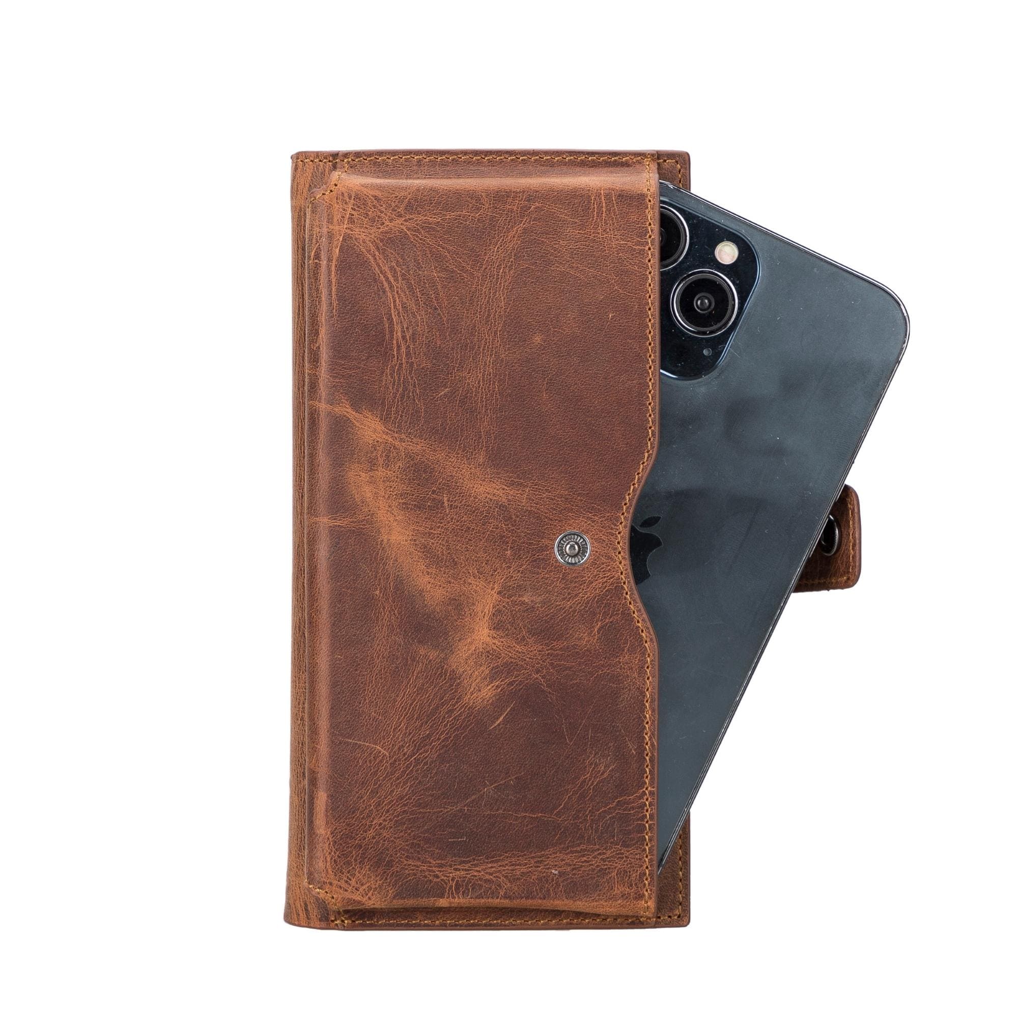 Riverton Women's Leather Wallet with Cell Phone Section
