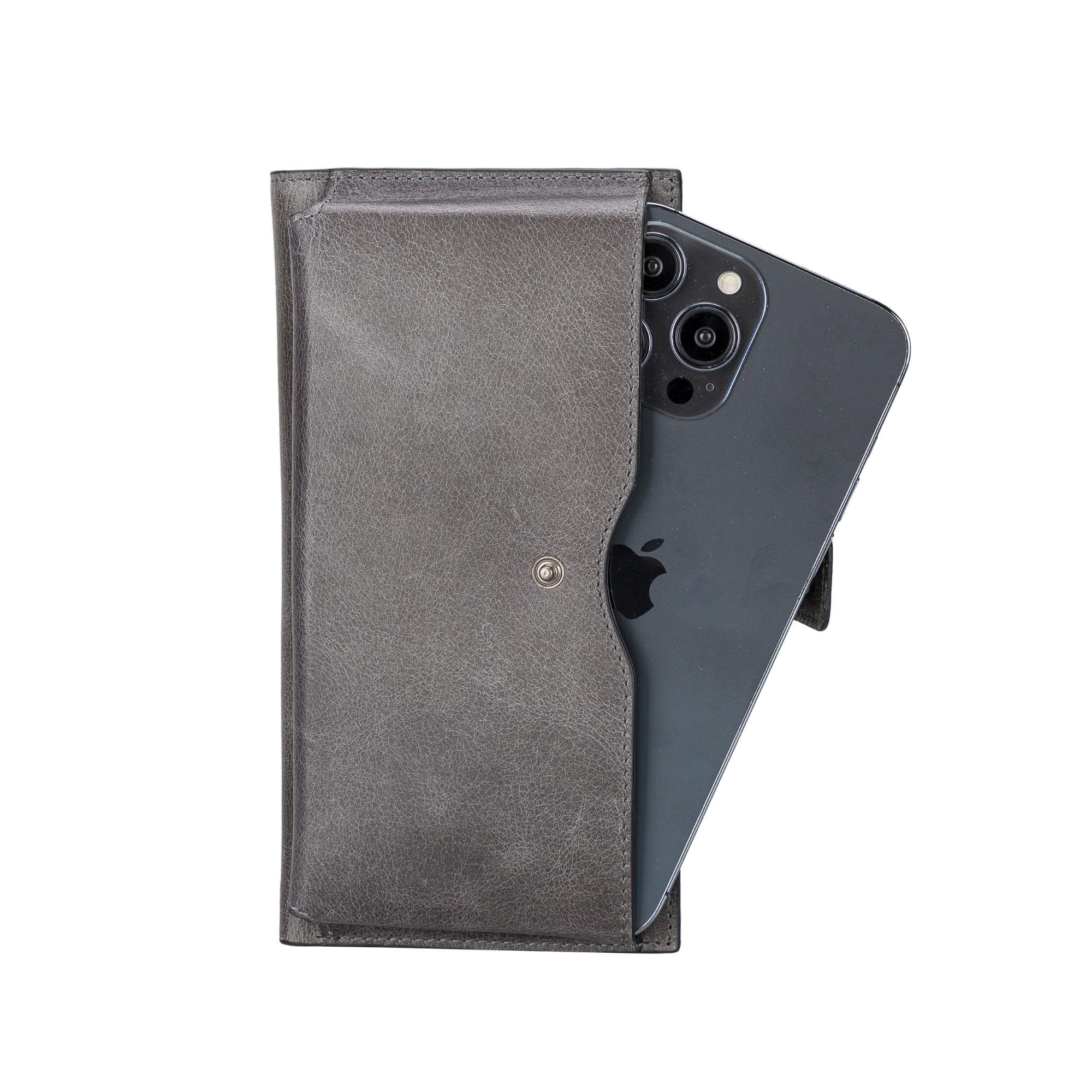 Riverton Women's Leather Wallet with Cell Phone Section - Image 11