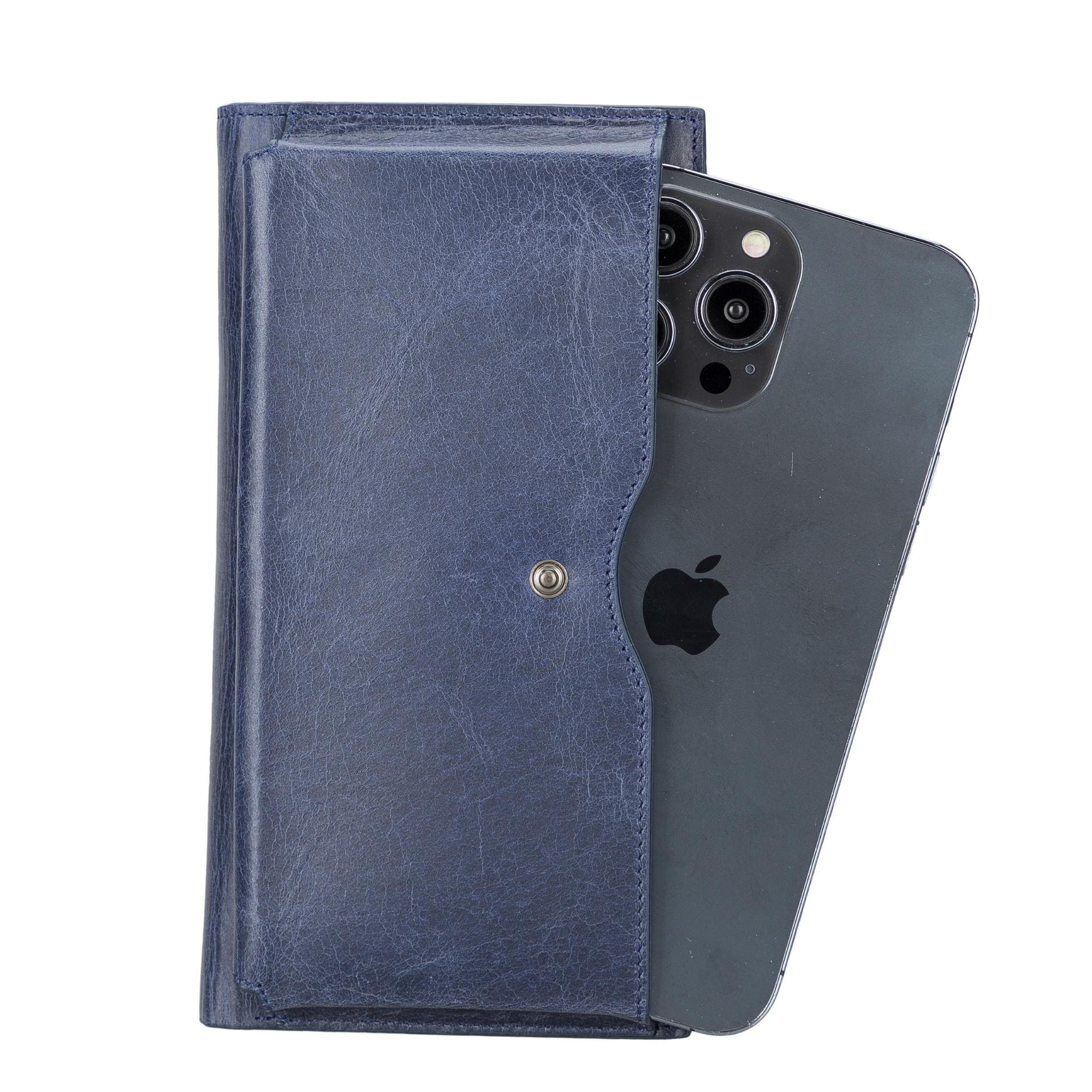 Riverton Women's Leather Wallet with Cell Phone Section - Image 9