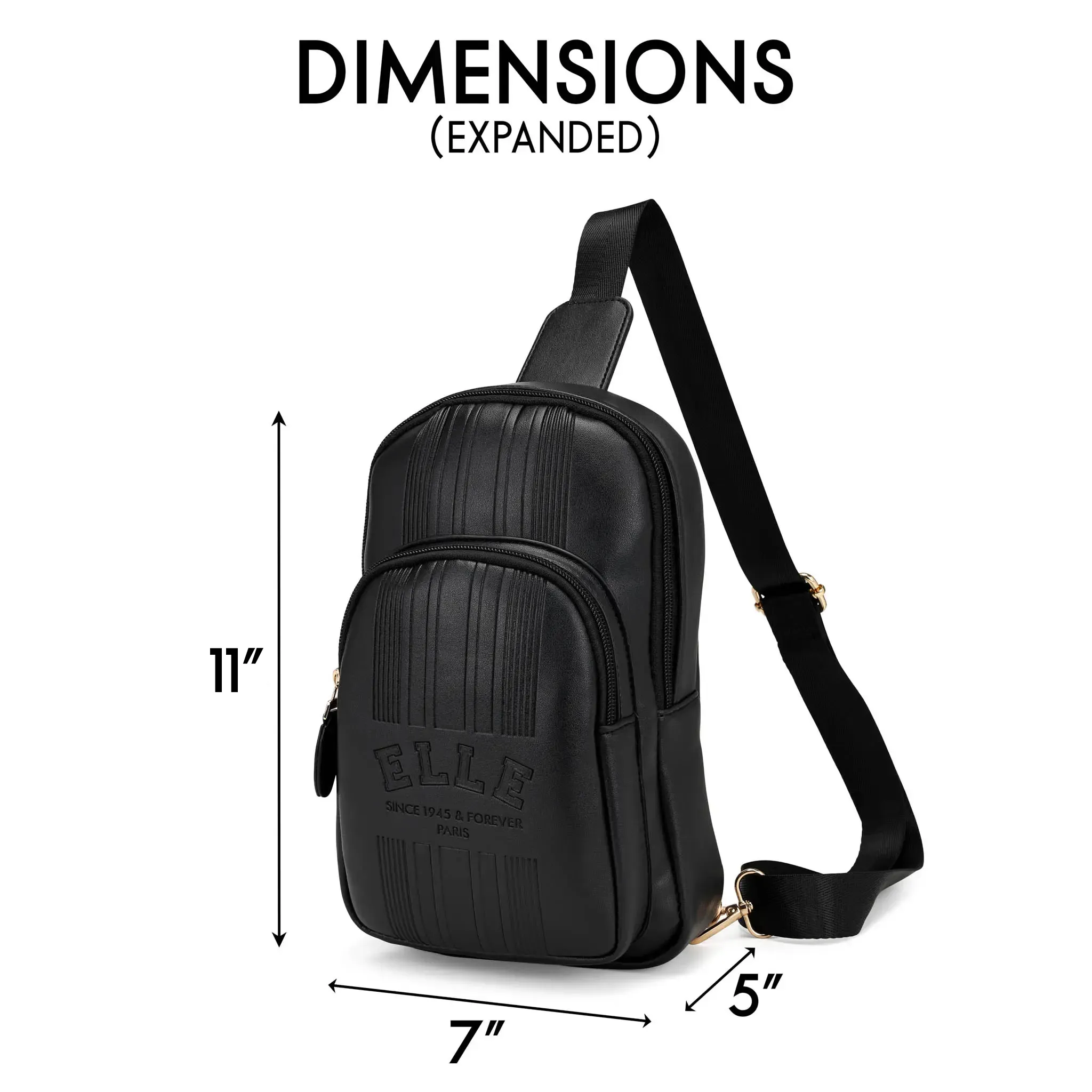 Roamer Vegan Leather 2.8L Sling | Crossbody Bag - Image 12
