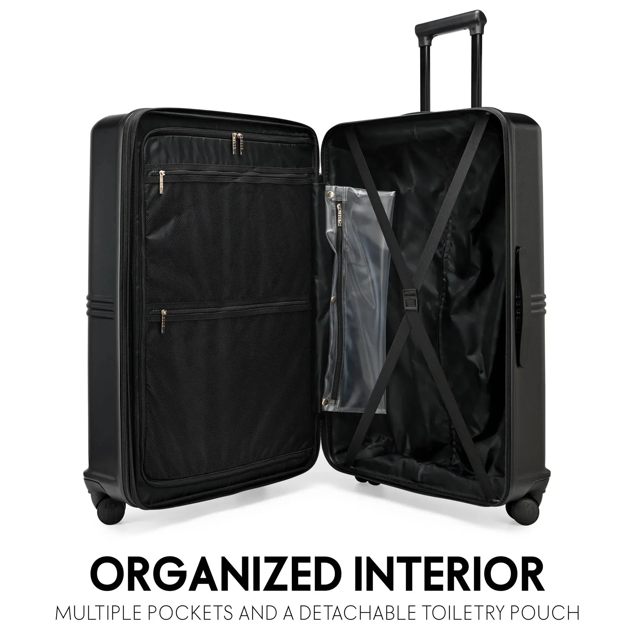 Expedition 3 Piece Expandable Polycarbonate Luggage Set - Image 3