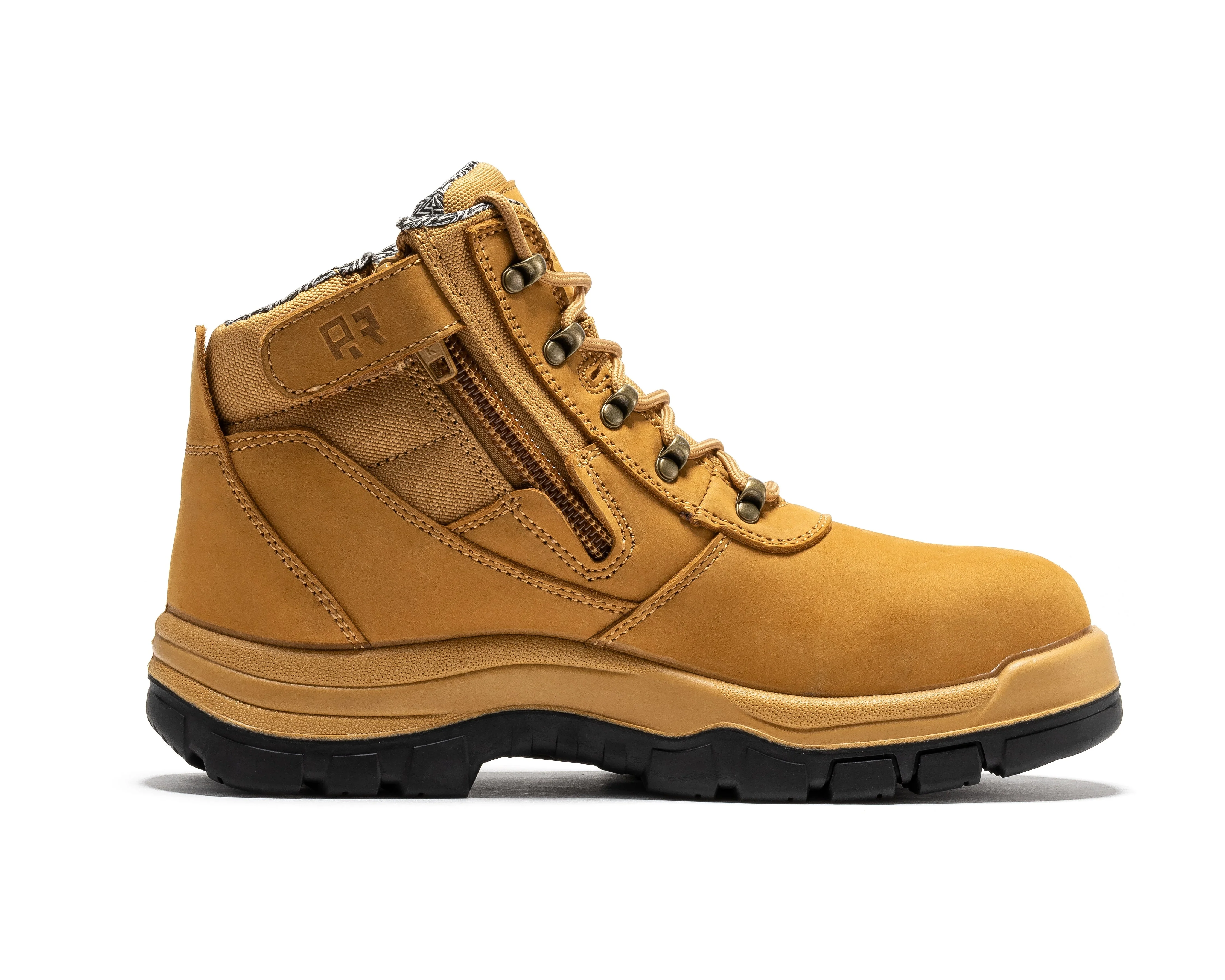 Avalon Black 6 Inch Zip-sided Composite Toe Leather Work Boots CP213BK - Image 11
