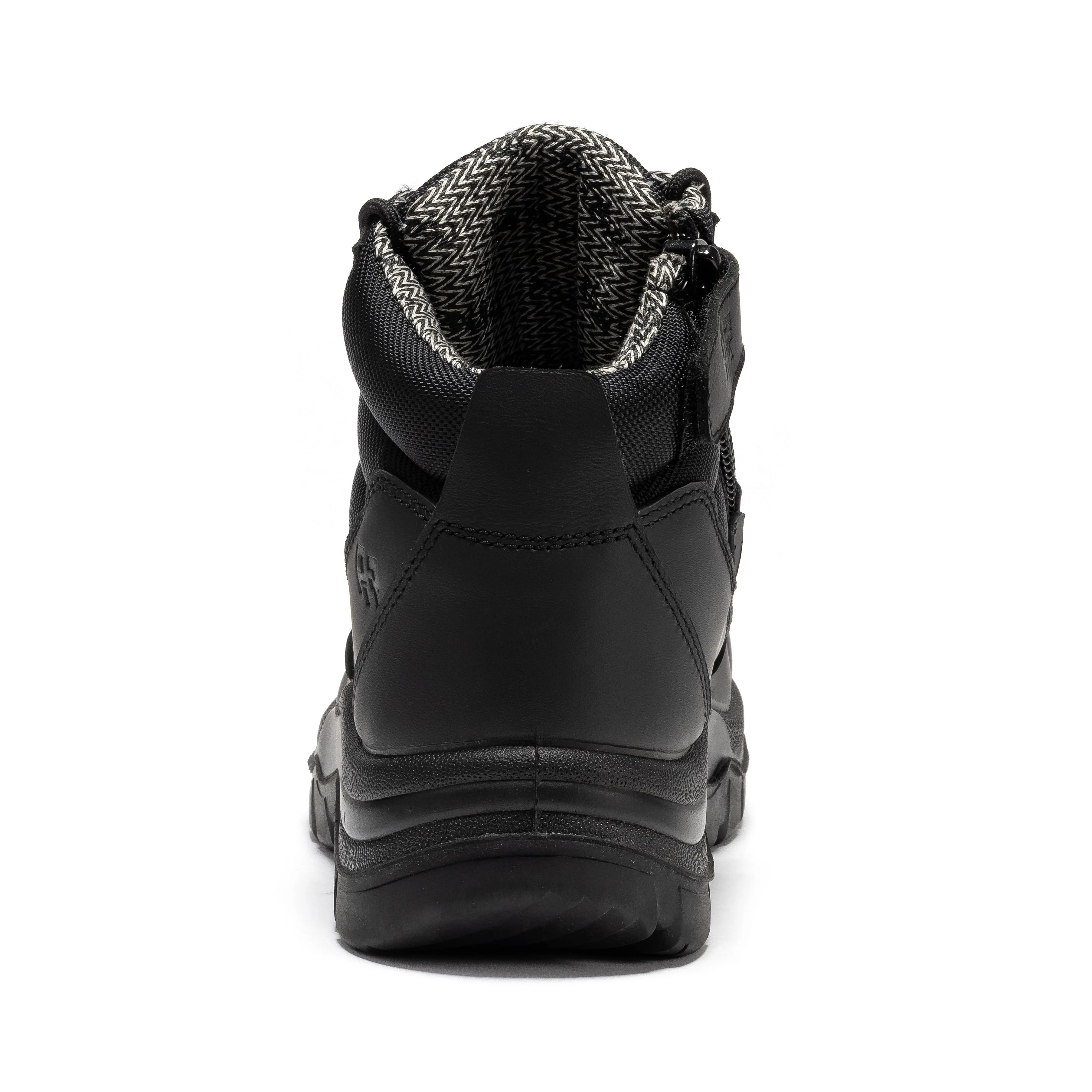 Avalon Black 6 Inch Zip-sided Composite Toe Leather Work Boots CP213BK - Image 3
