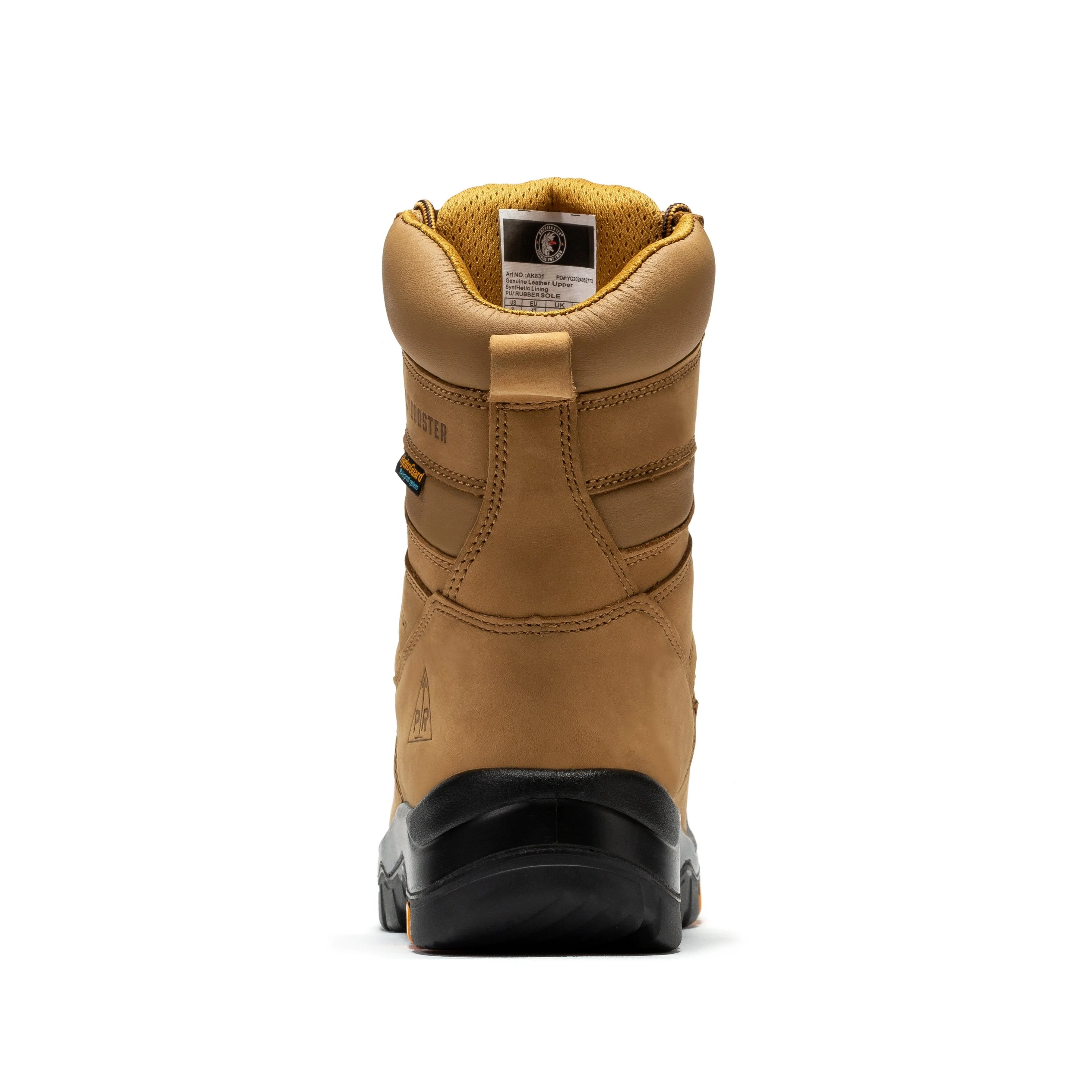 Beaufort Men's Brown 8 inch Waterproof Composite Toe Work Boots AK831 - Image 7