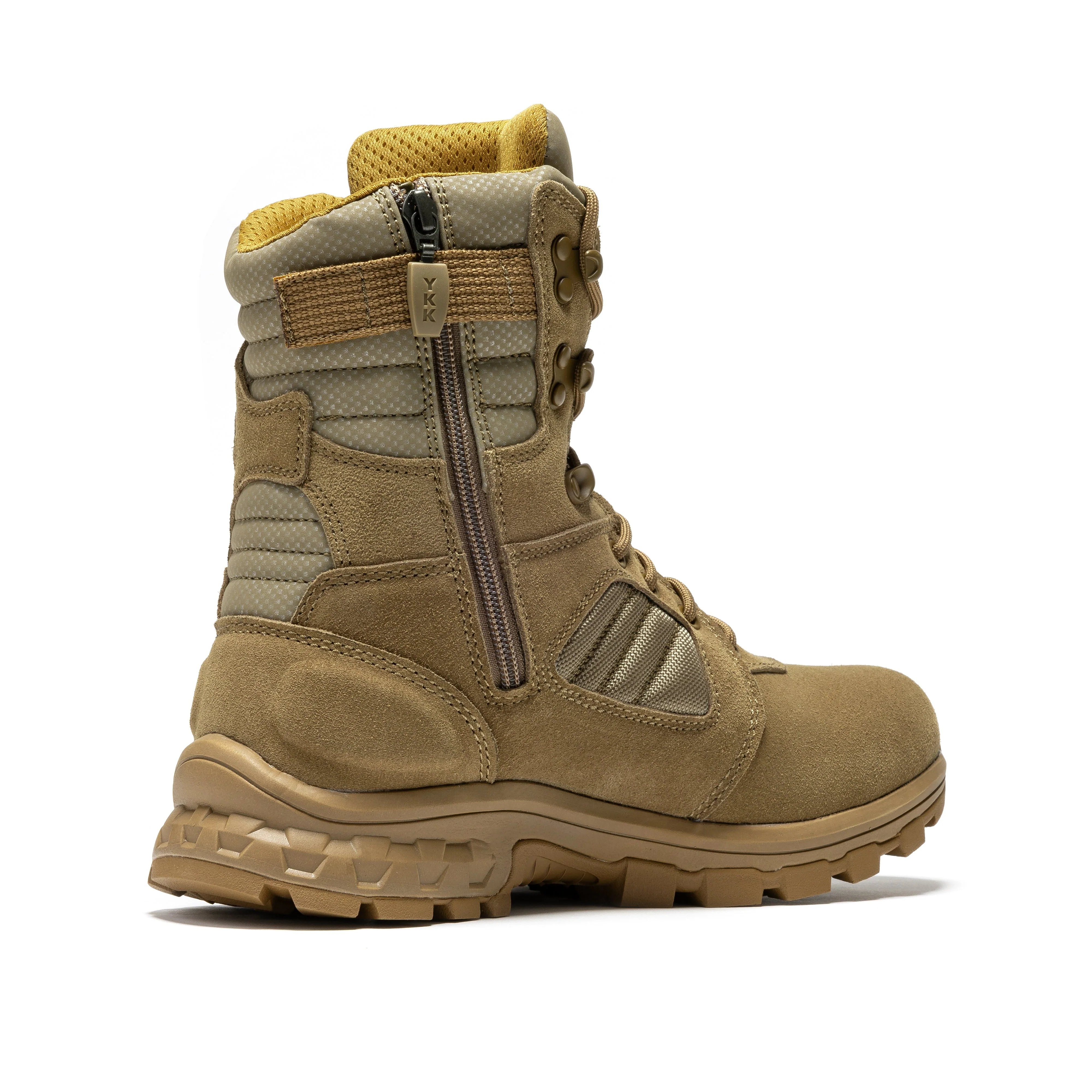 Burano Coyote 8 inch Suede Leather Waterproof Tactical & Military Boots AB540 - Image 4