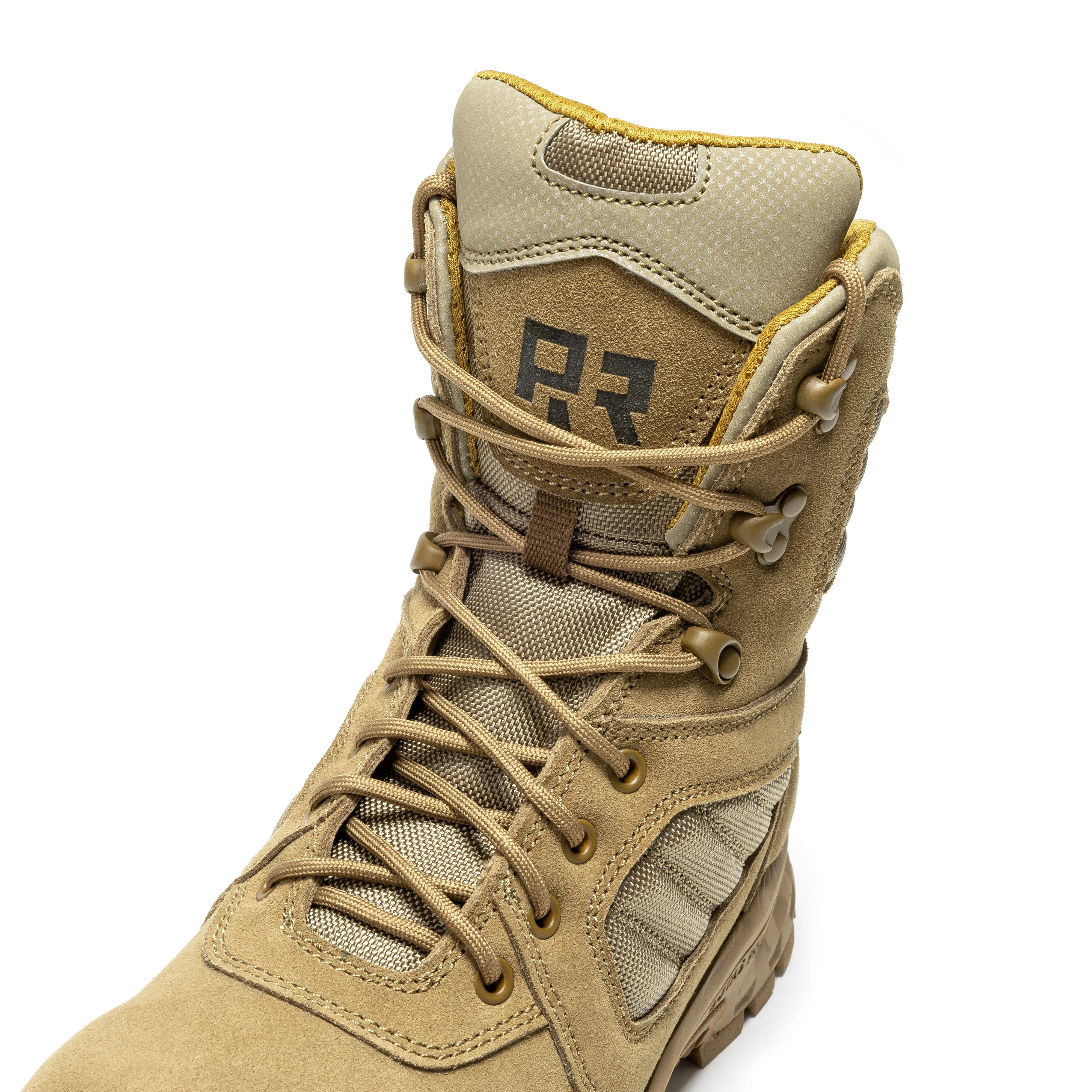 Burano Coyote 8 inch Suede Leather Waterproof Tactical & Military Boots AB540 - Image 6