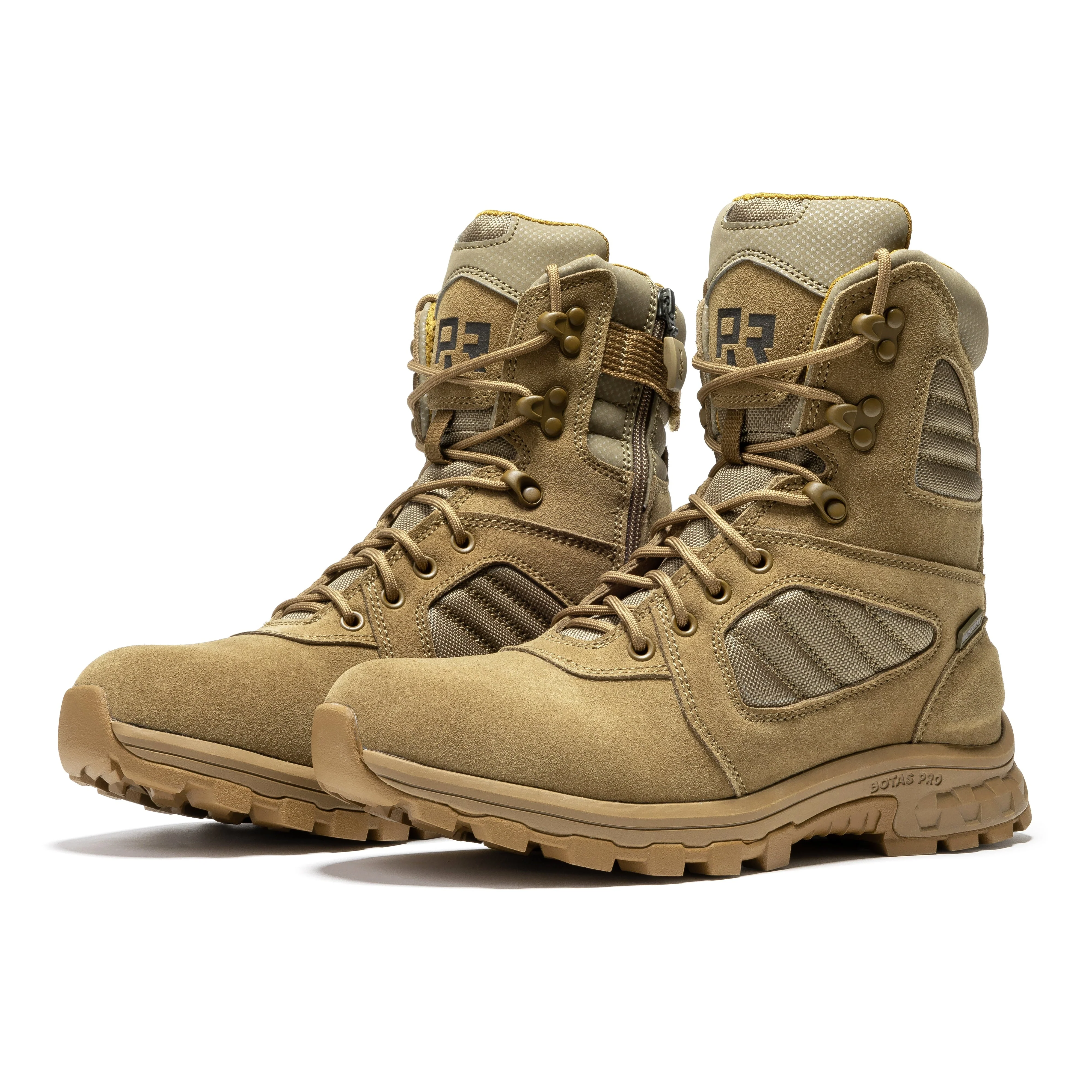 Burano Coyote 8 inch Suede Leather Waterproof Tactical & Military Boots AB540 - Image 9