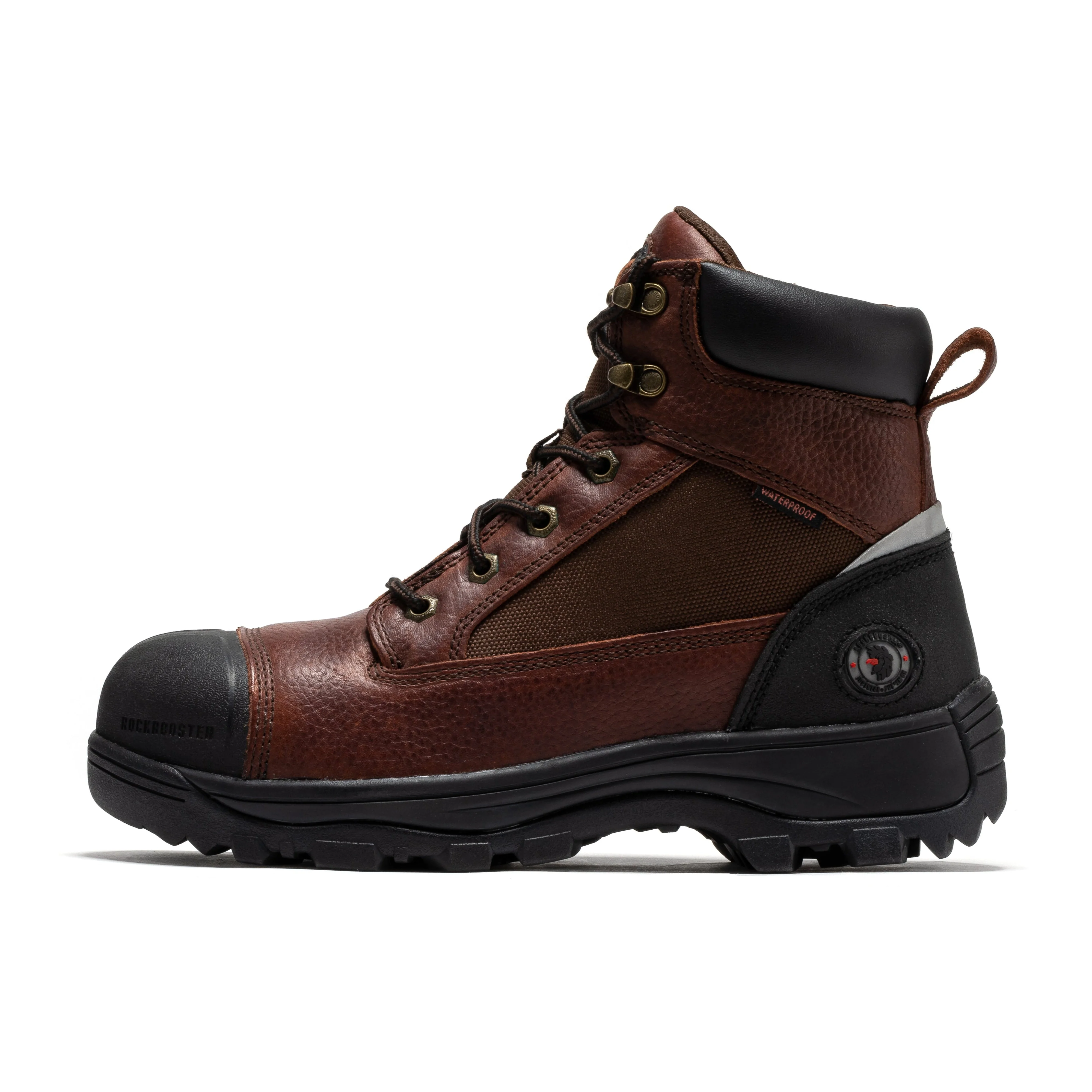 Daviston 6 inch Brown Composite Toe Waterproof Work Boots AT872 - Image 3