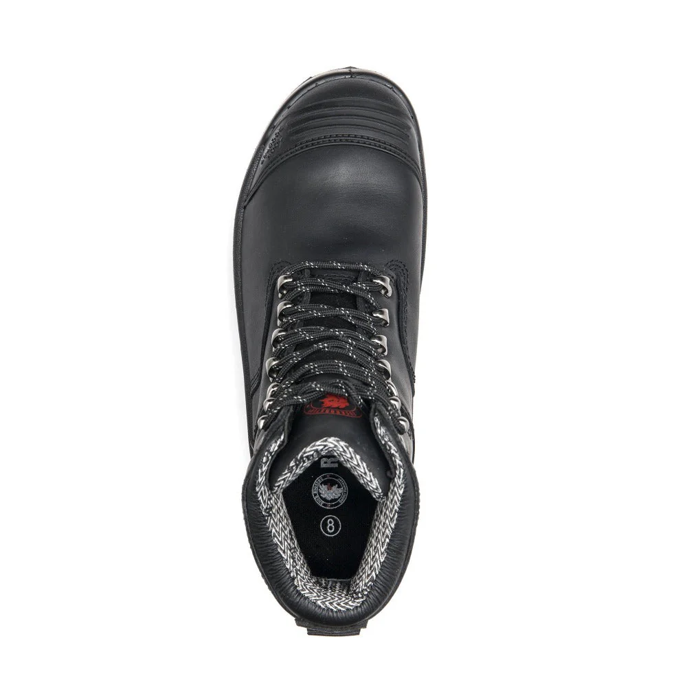 Kensington Black 7 inch Zip-sided Steel Toe Leather Work Boots AK245Z - Image 5