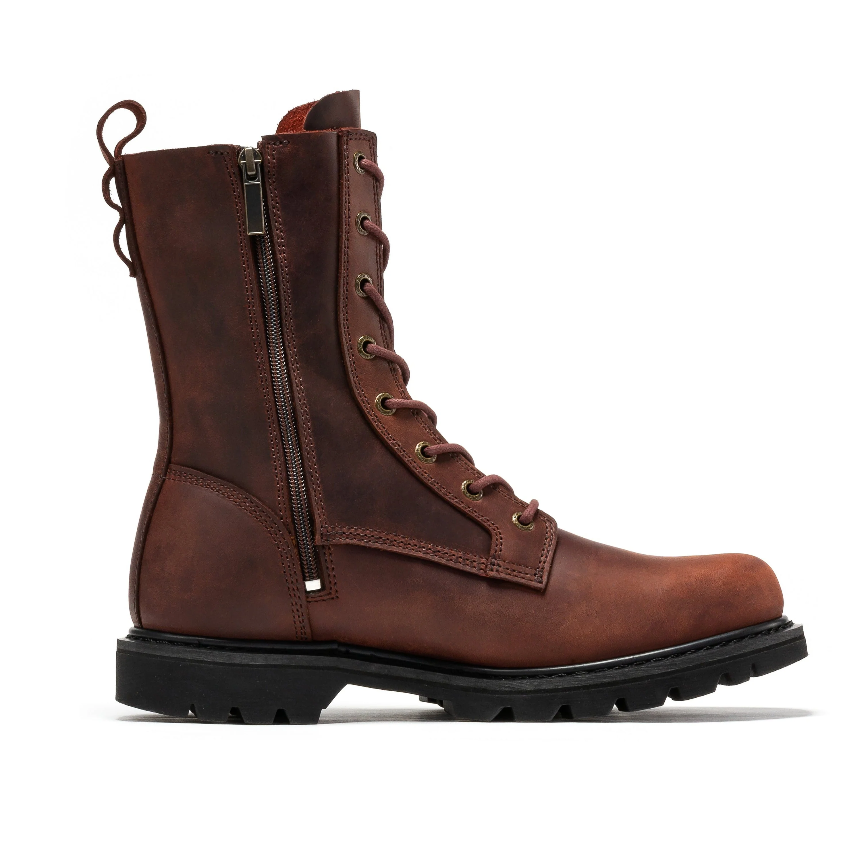 Mantua Men's 8 inch Zip-sided Soft Toe Lug Sole Work Boots SAP130 - Image 5
