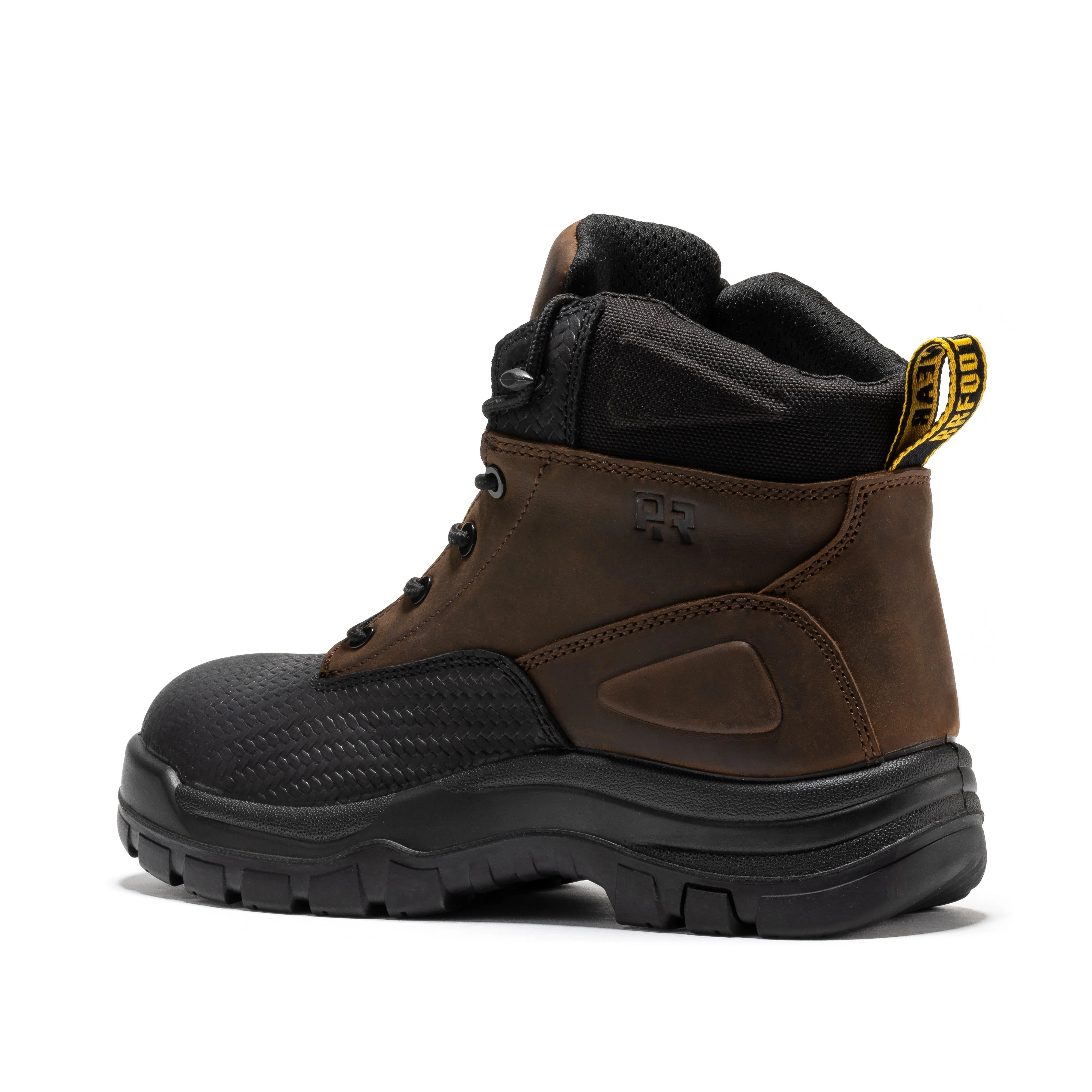 Marfa Brown 6 Inch Waterproof Composite Toe Leather Work Boots CP210 - Image 2