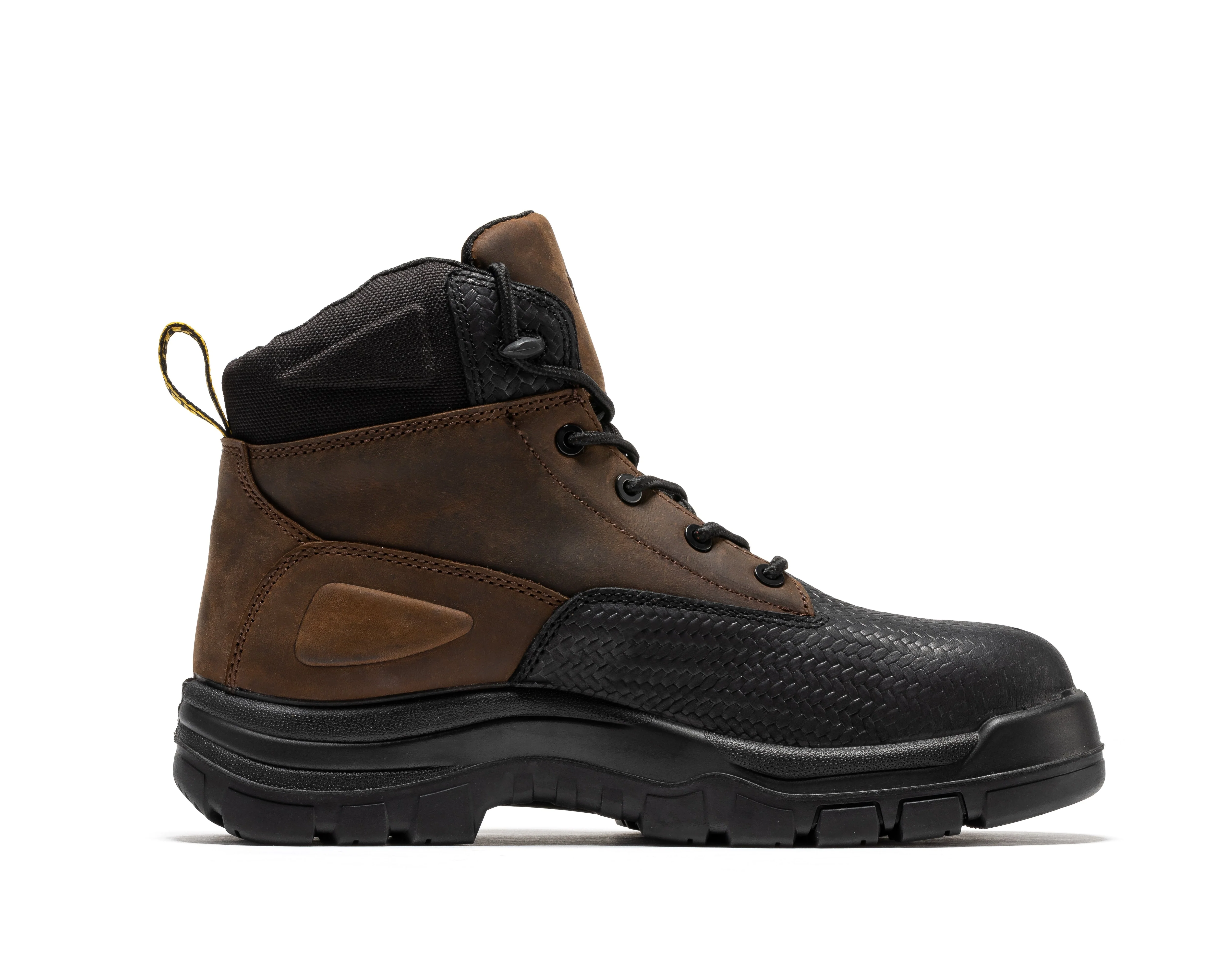 Marfa Brown 6 Inch Waterproof Composite Toe Leather Work Boots CP210 - Image 6