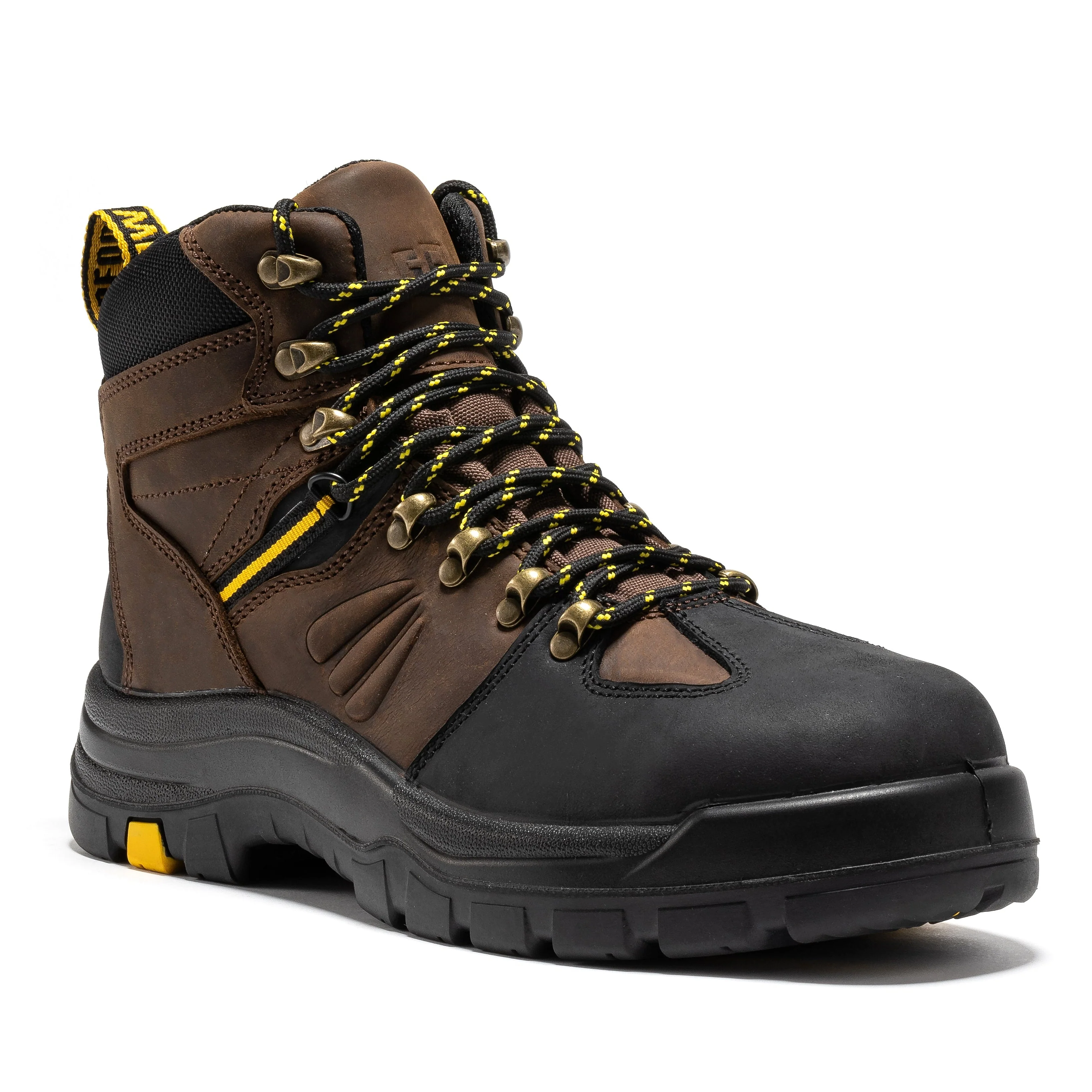 Marfa Brown 6 inch Waterproof Composite Toe Leather Work Boots CP211