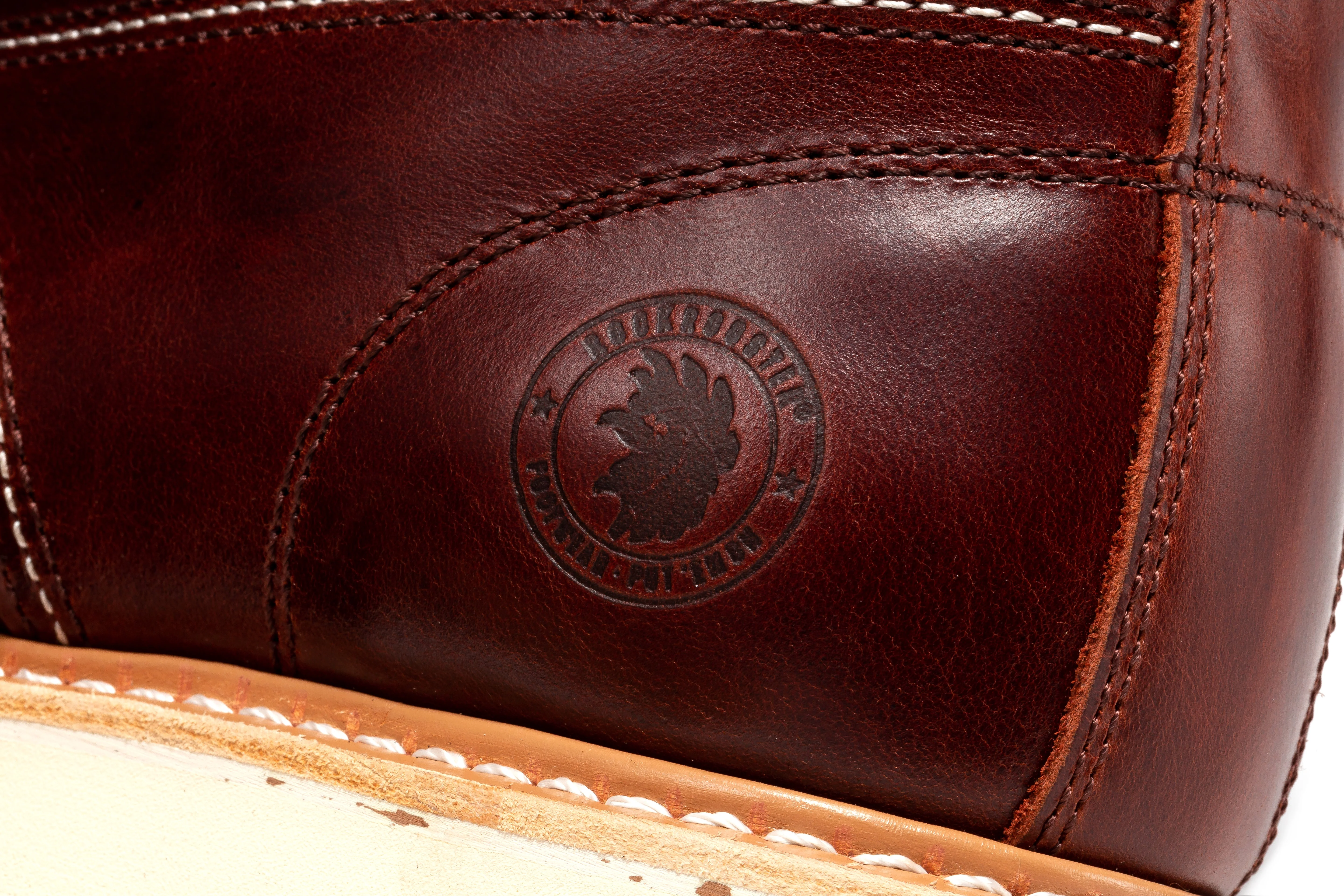 Norwood Cherry Brown Men's 6 inch Soft Toe Wedge Work Boots SAP600 - Image 13