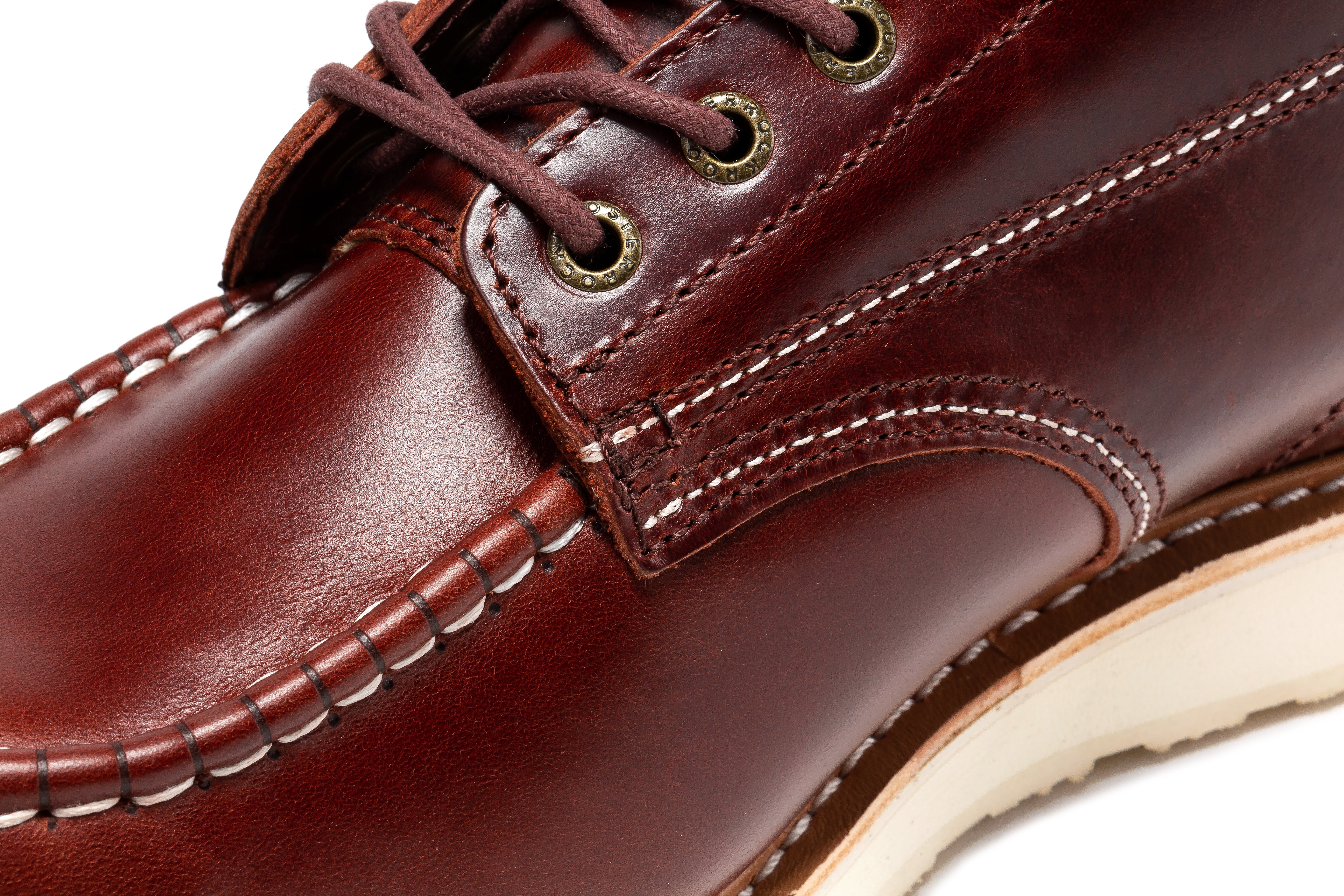 Norwood Cherry Brown Men's 6 inch Soft Toe Wedge Work Boots SAP600 - Image 14