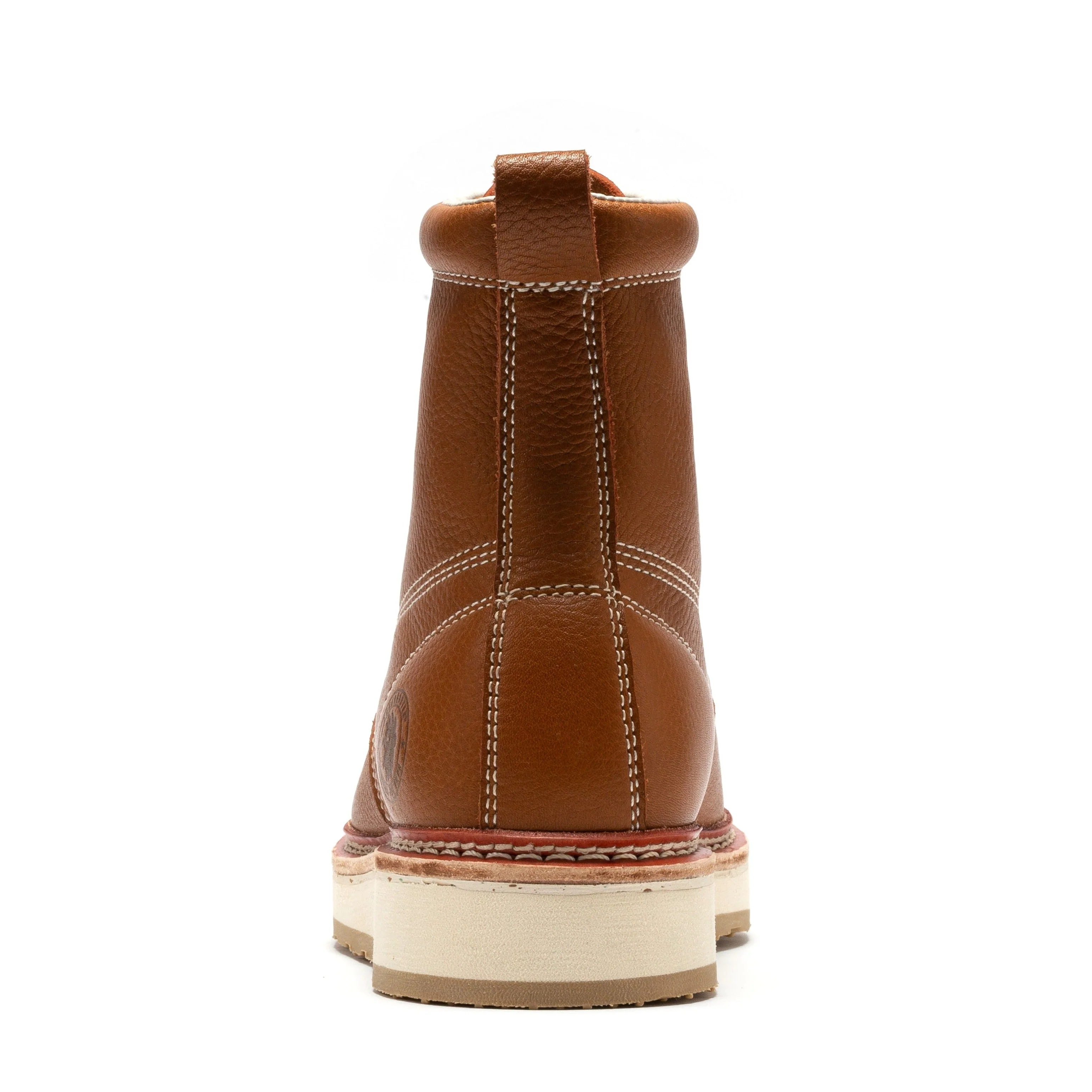 Norwood Men's 6 inch Brown Soft Toe Wedge Work Boots SAP611 - Image 6