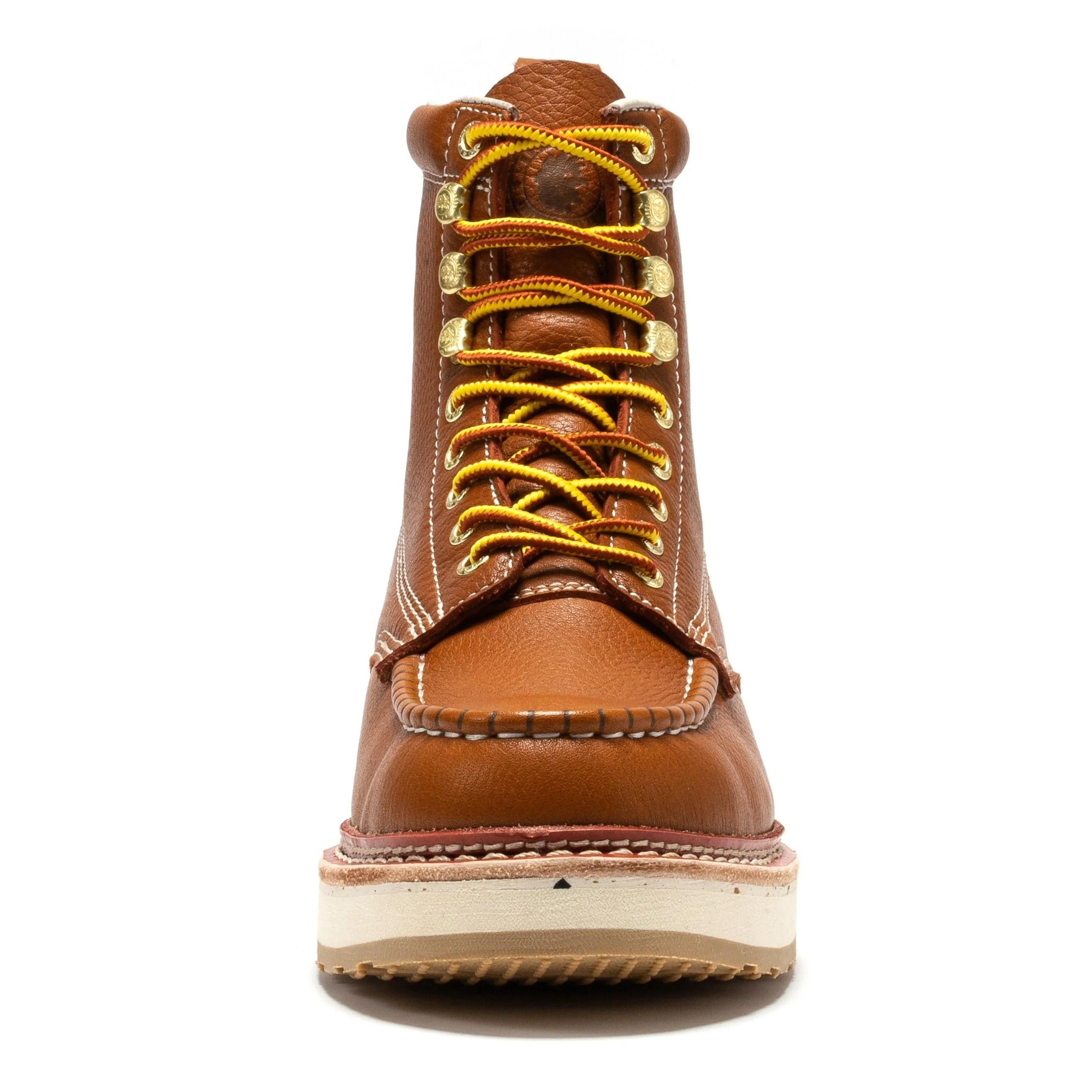 Norwood Men's 6 inch Brown Soft Toe Wedge Work Boots SAP611 - Image 7