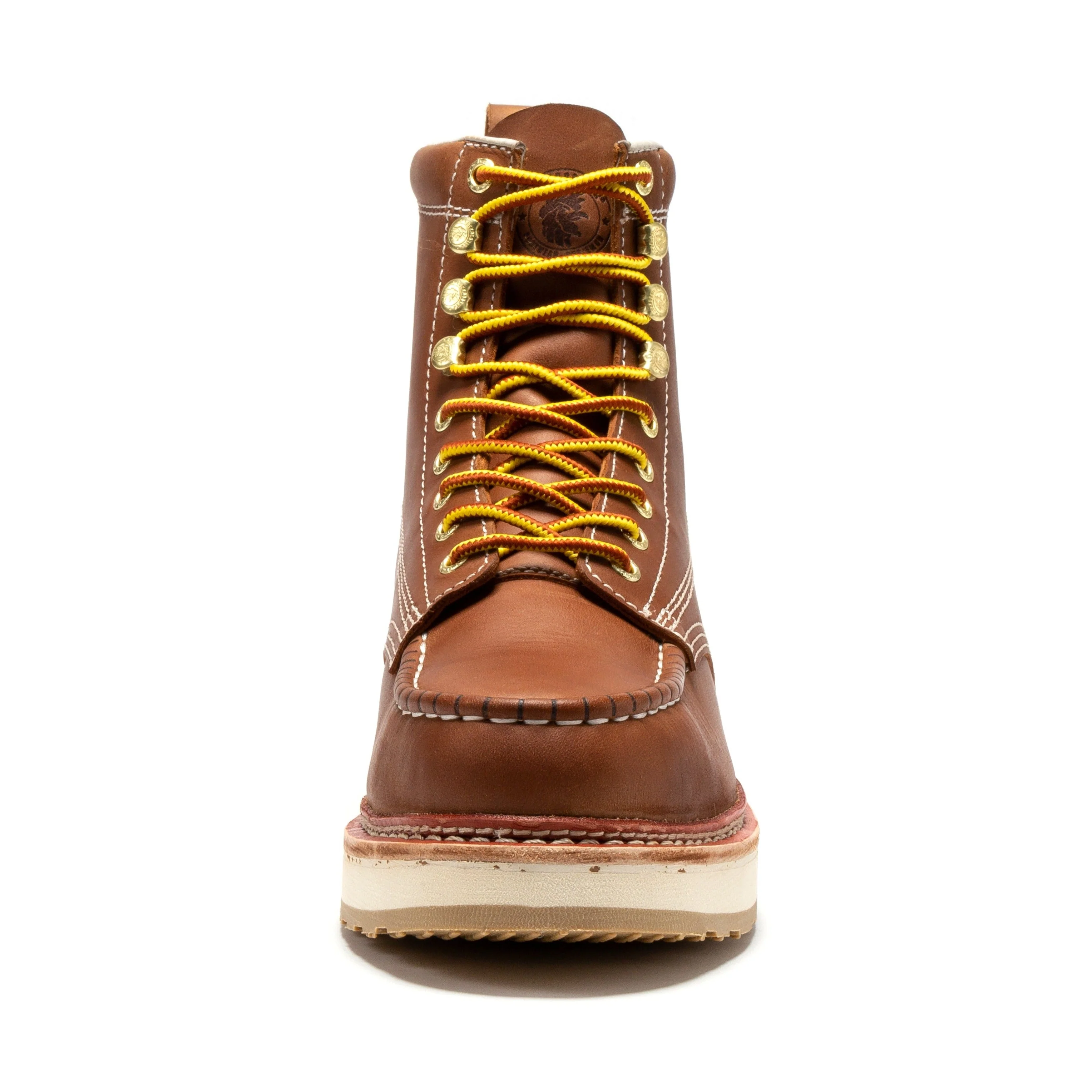 Norwood Men's 6 inch Brown Steel Toe Wedge Work Boots SAP621 - Image 7