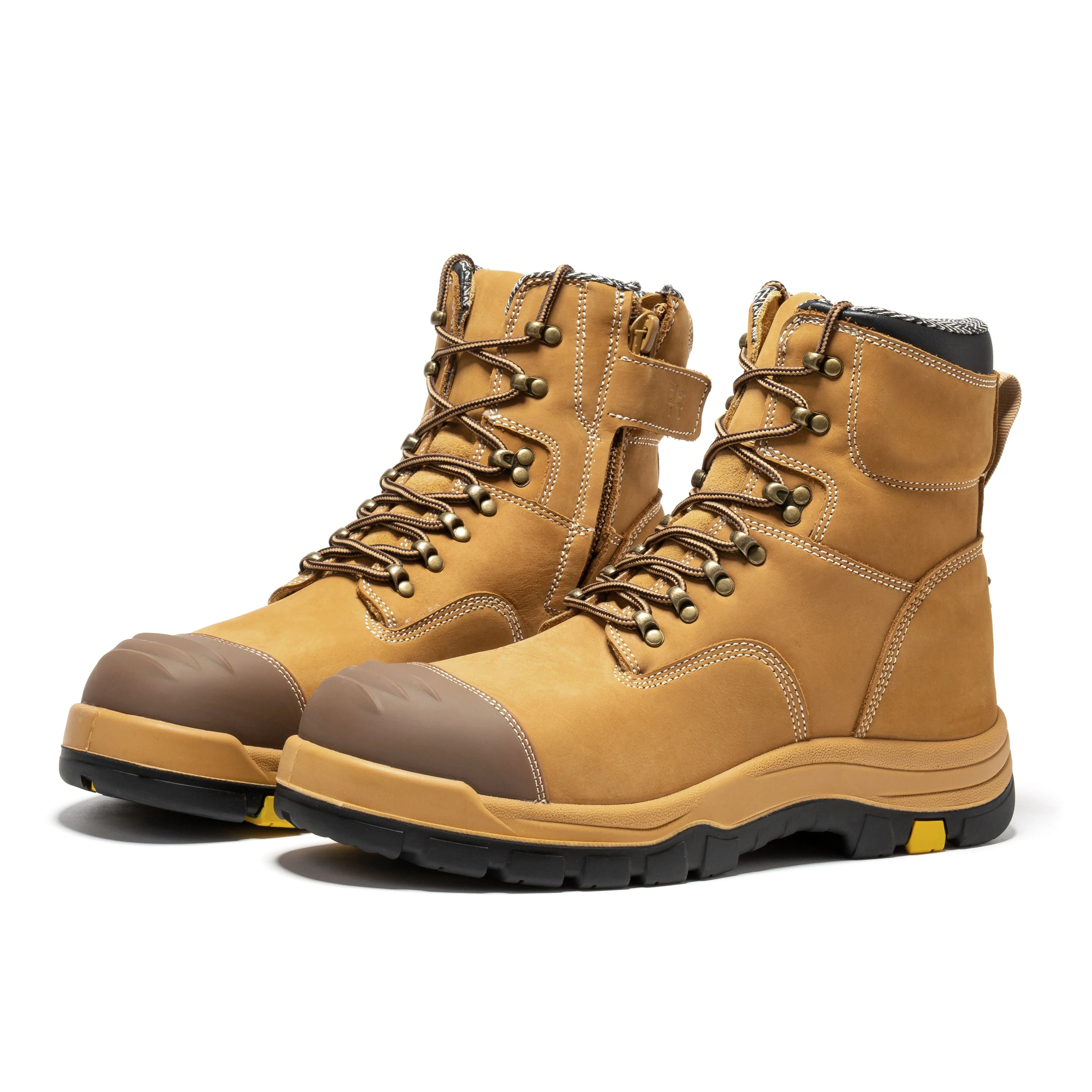 Roslyn Black 7 inch Zip-sided Composite Toe Leather Work Boots CP245Z - Image 13