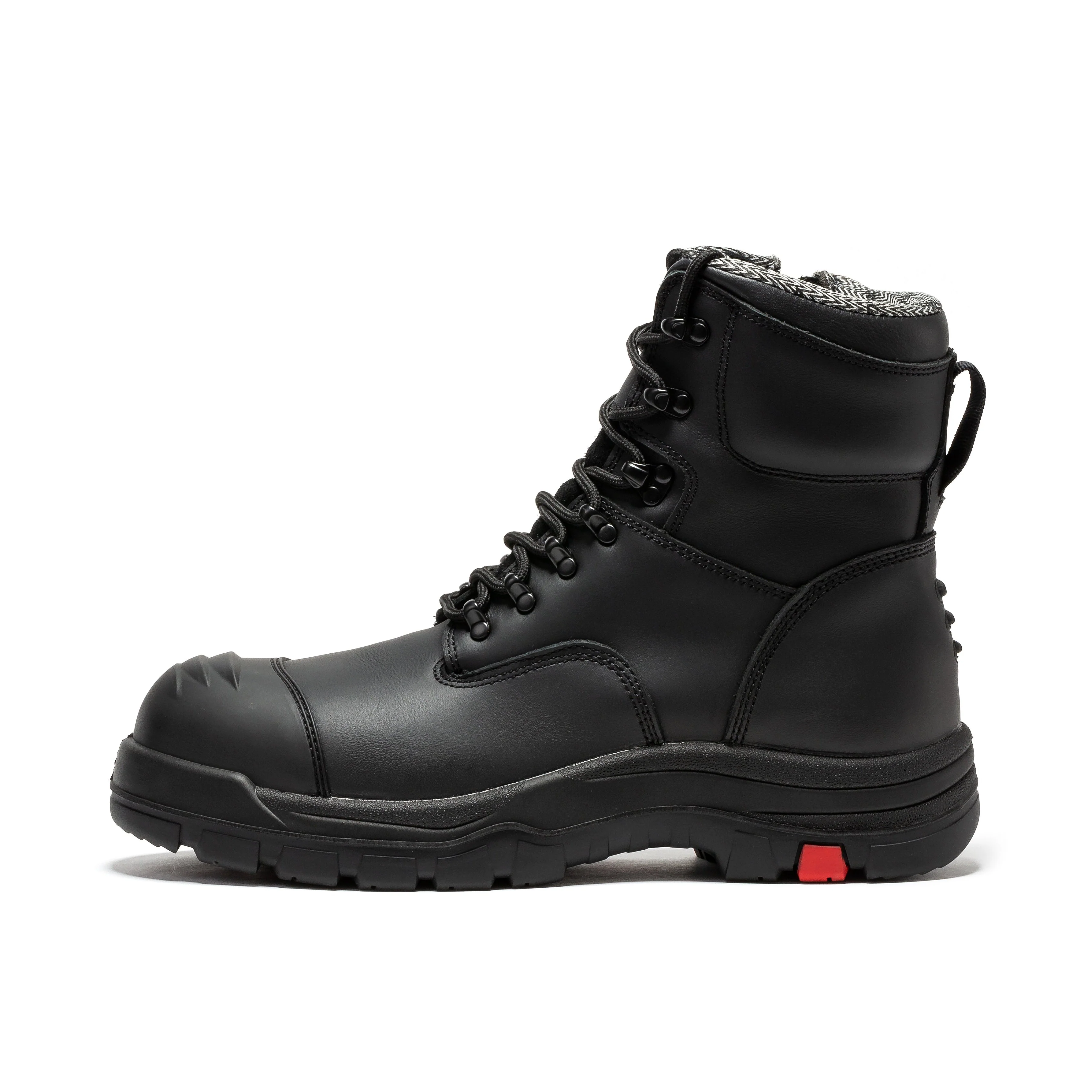 Roslyn Black 7 inch Zip-sided Composite Toe Leather Work Boots CP245Z - Image 2