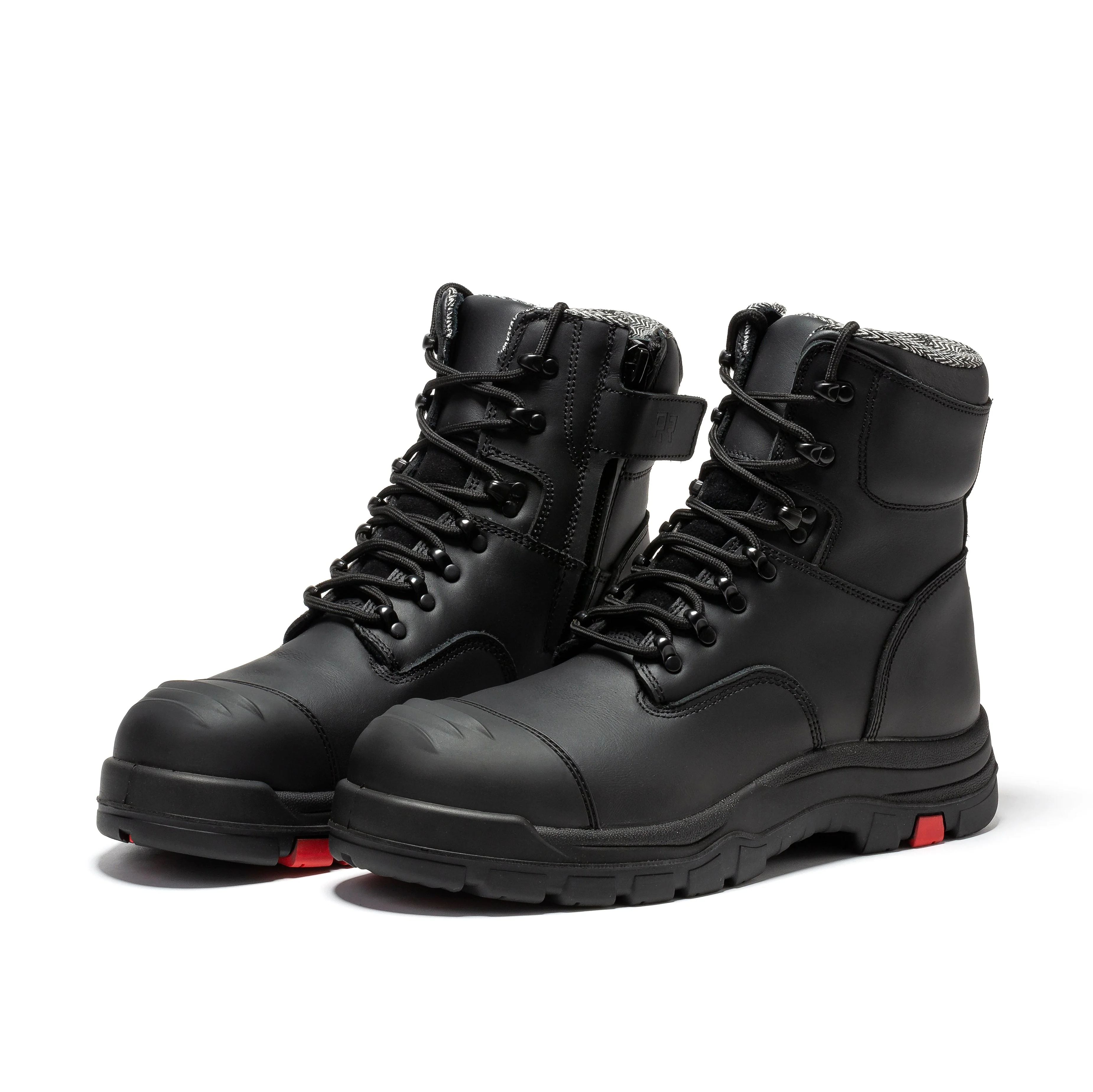 Roslyn Black 7 inch Zip-sided Composite Toe Leather Work Boots CP245Z - Image 8