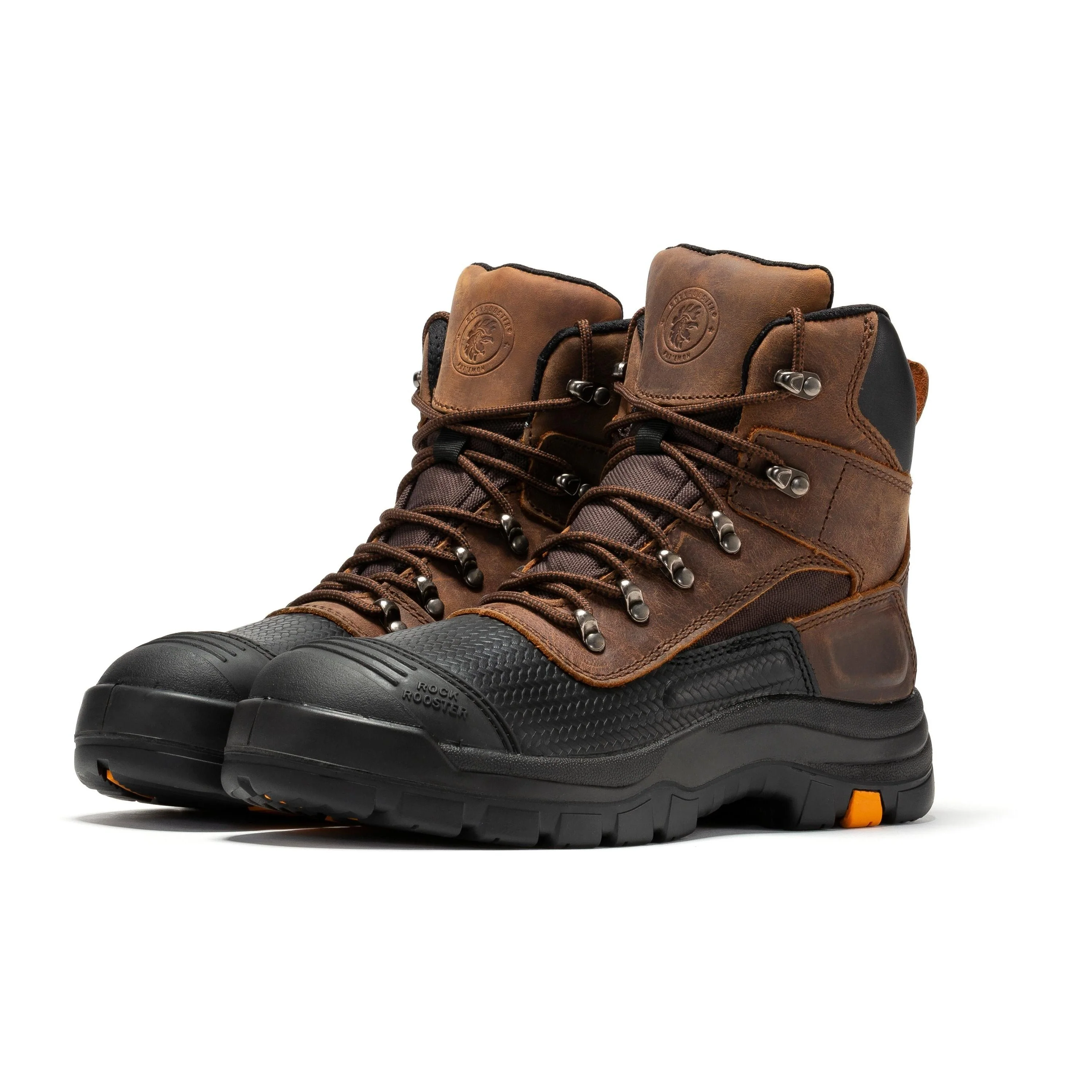 Sedona 6 Inch Waterproof Steel Toe Leather Work Boots AK216 - Image 9