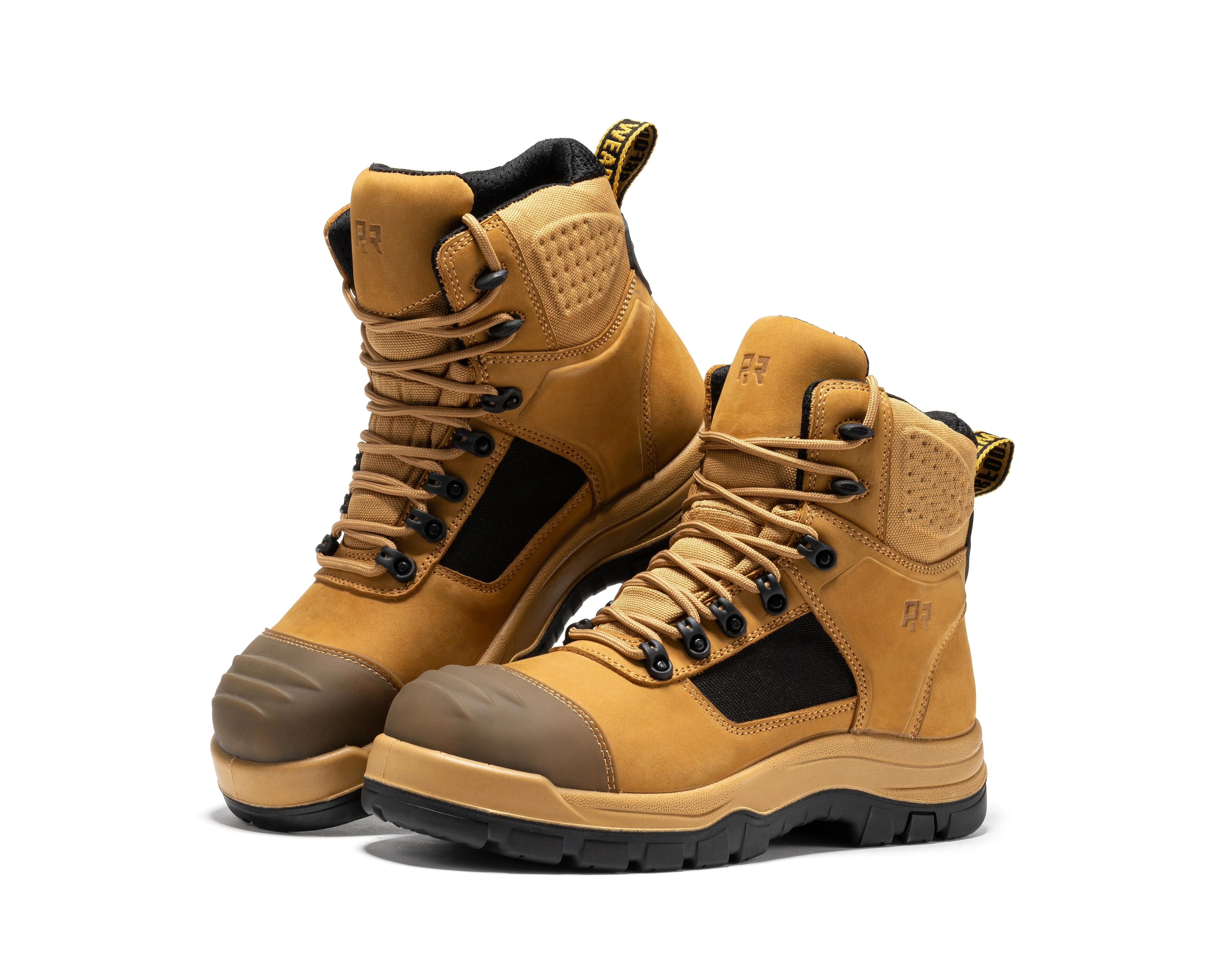 Stowe Black 7 inch Composite Toe Leather Work Boots CP212BK - Image 12