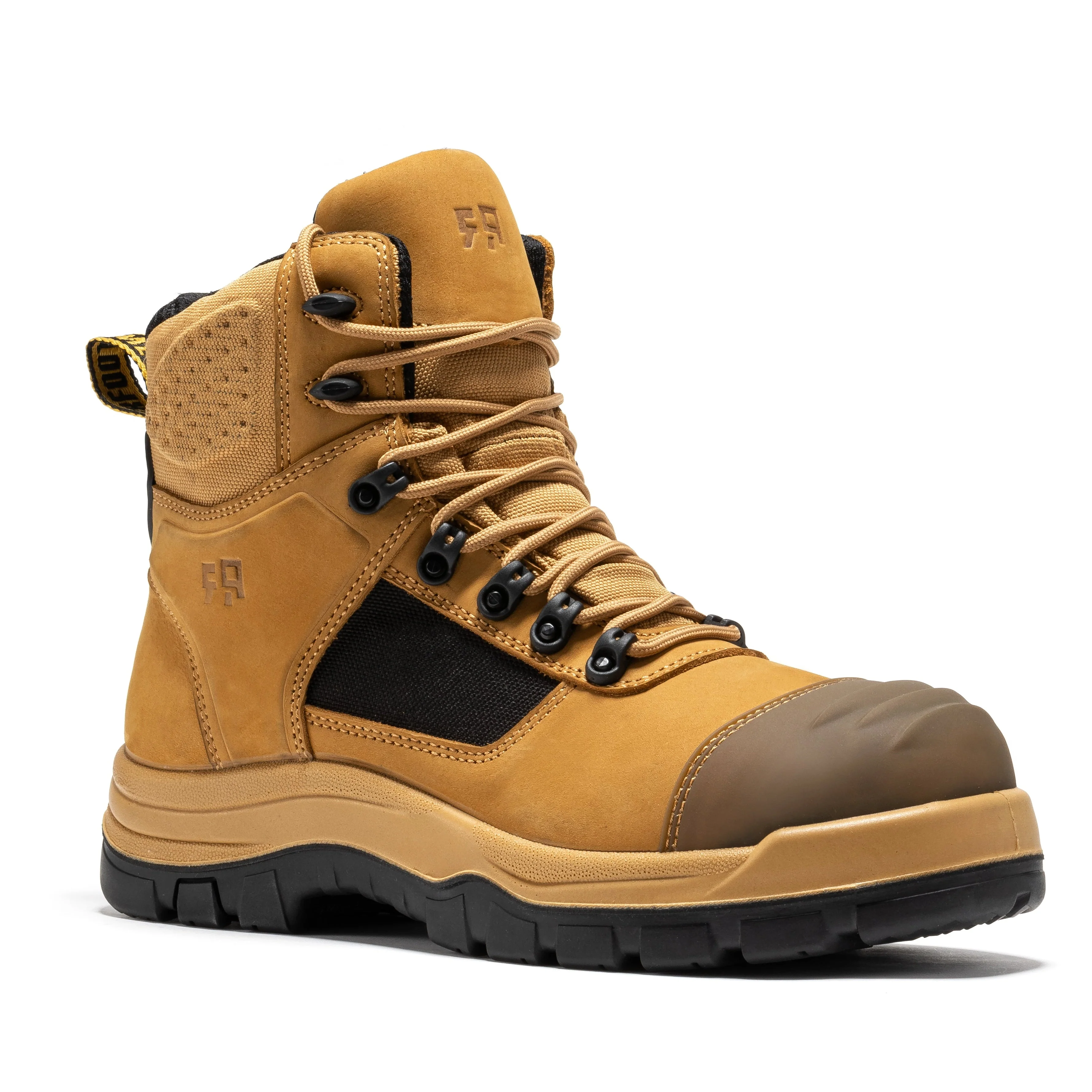 Stowe Black 7 inch Composite Toe Leather Work Boots CP212BK - Image 8