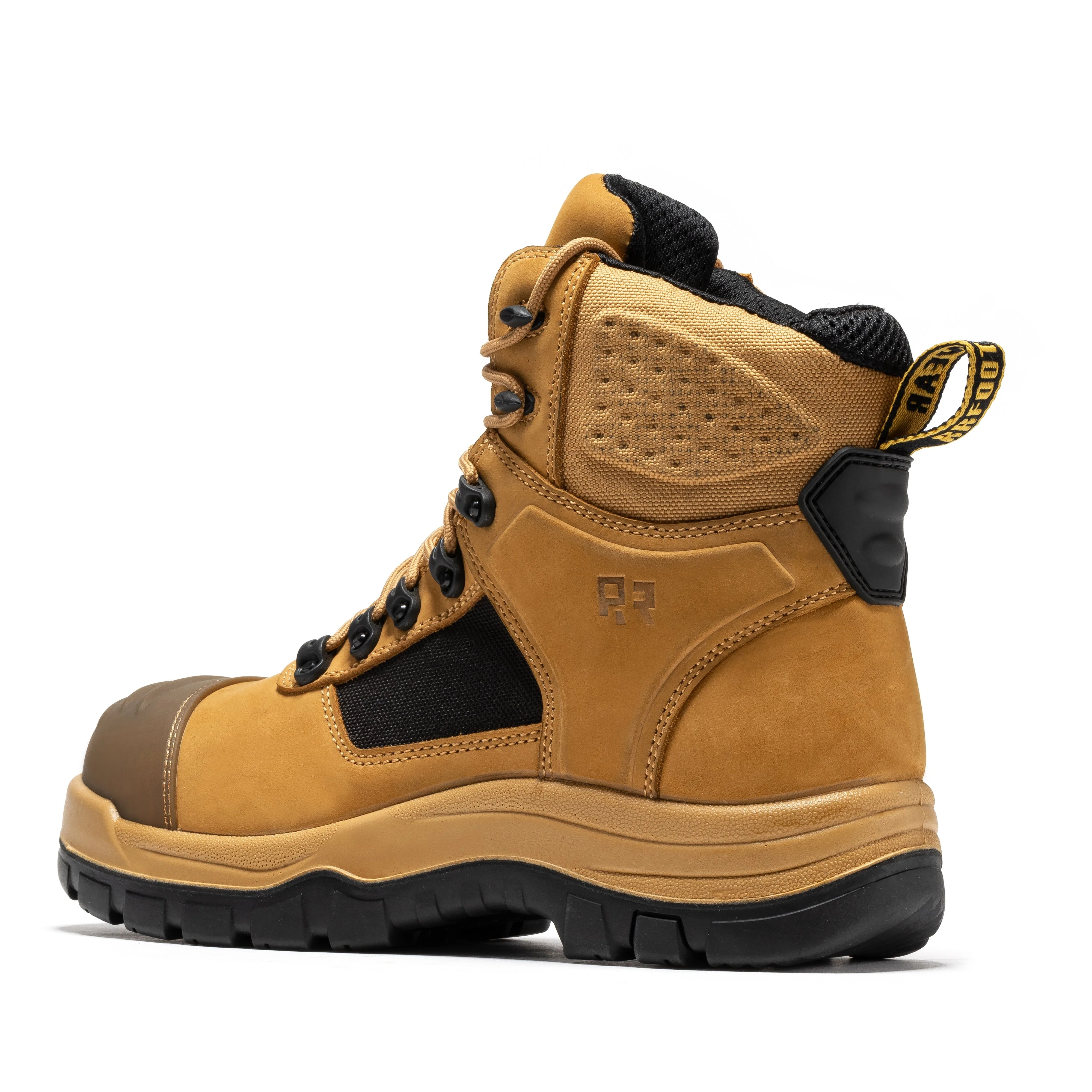 Stowe Black 7 inch Composite Toe Leather Work Boots CP212BK - Image 9