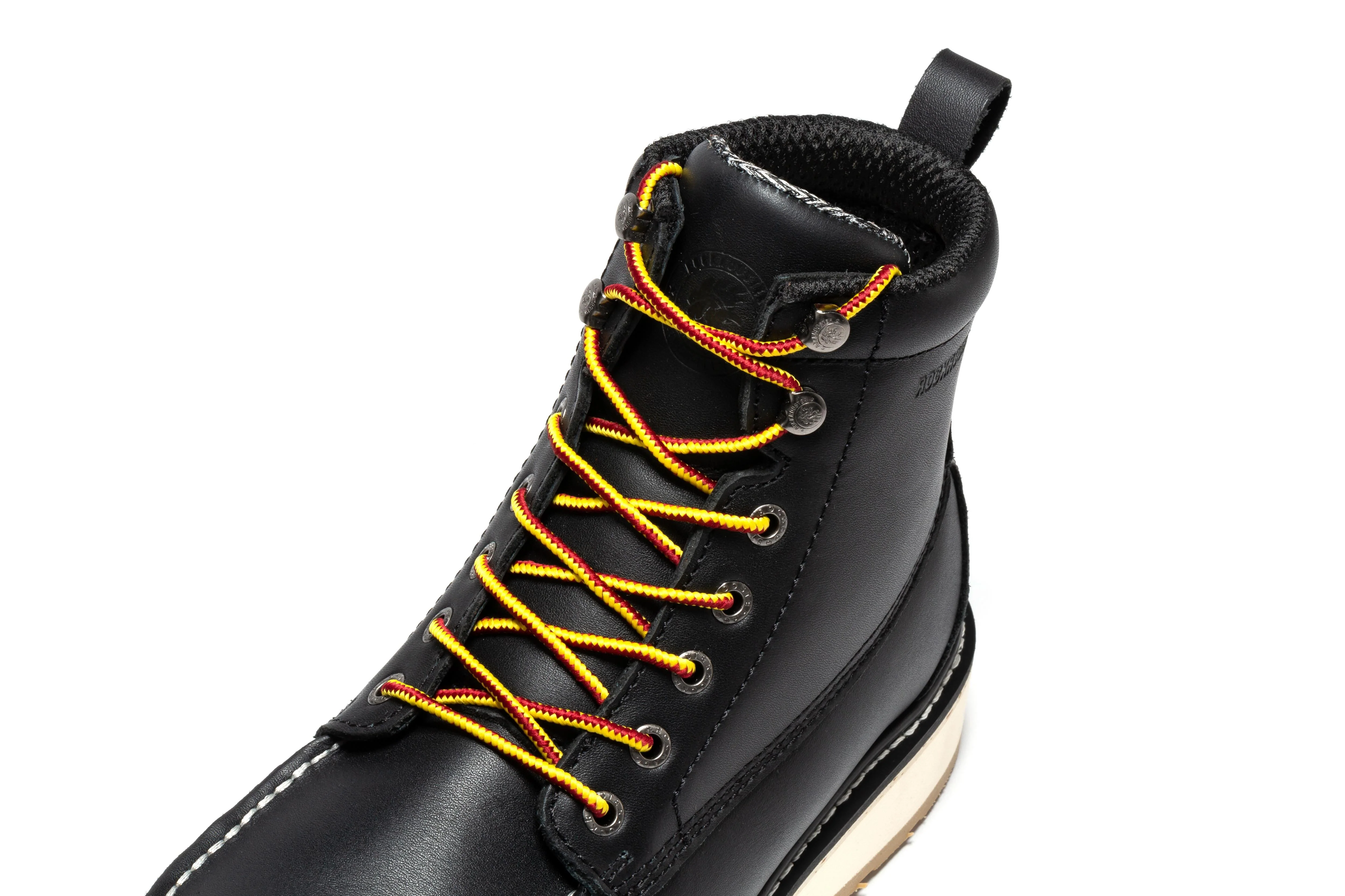 Trinidad Men's 6 inch Black Steel Toe Wedge Work Boots SAP2301 - Image 7