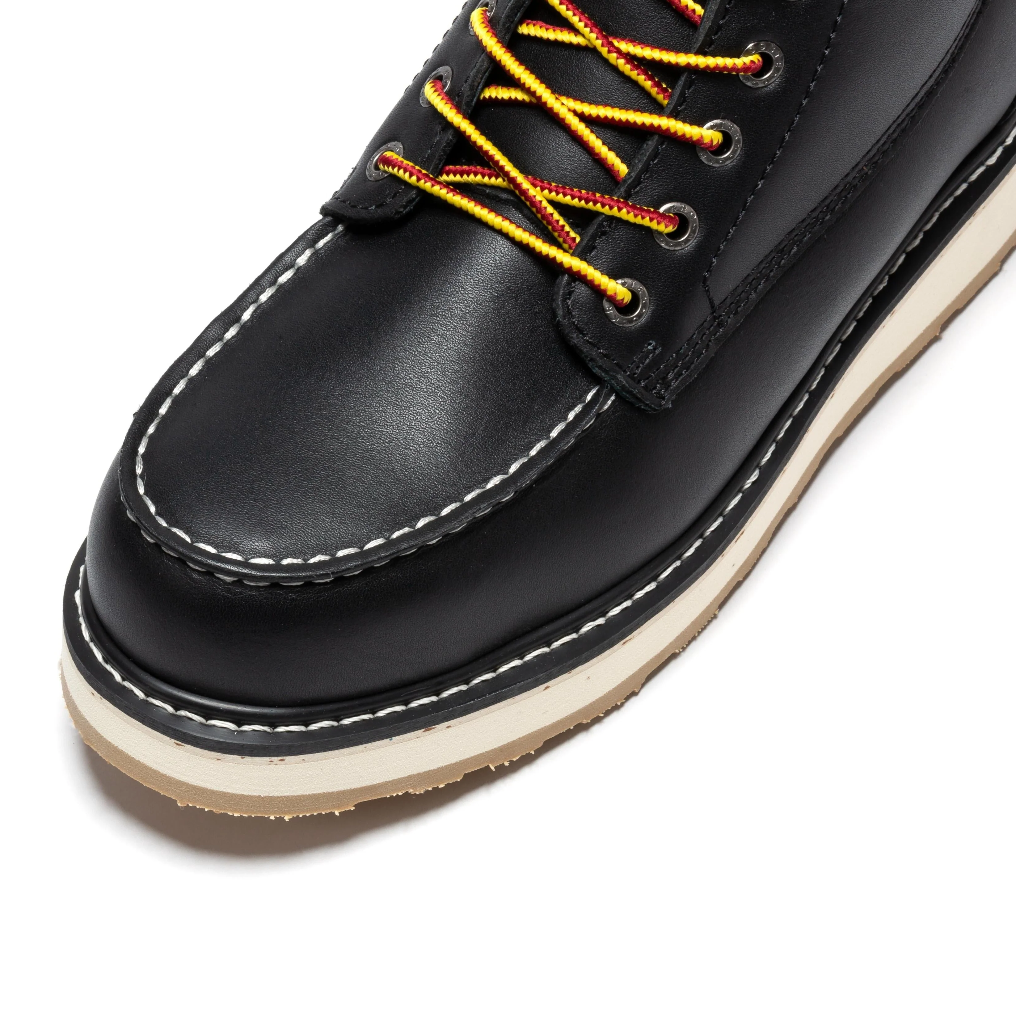 Trinidad Men's 6 inch Black Steel Toe Wedge Work Boots SAP2301 - Image 8