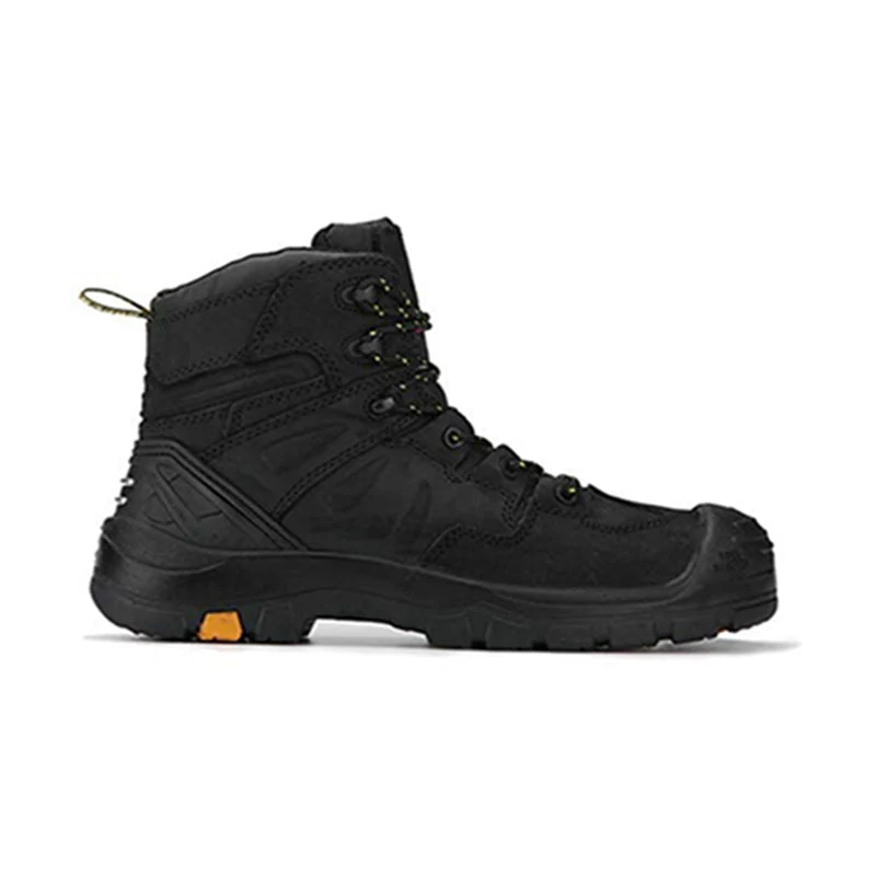 Woodland Black 6 inch Composite Toe Leather Work Boots AK609 - Image 4