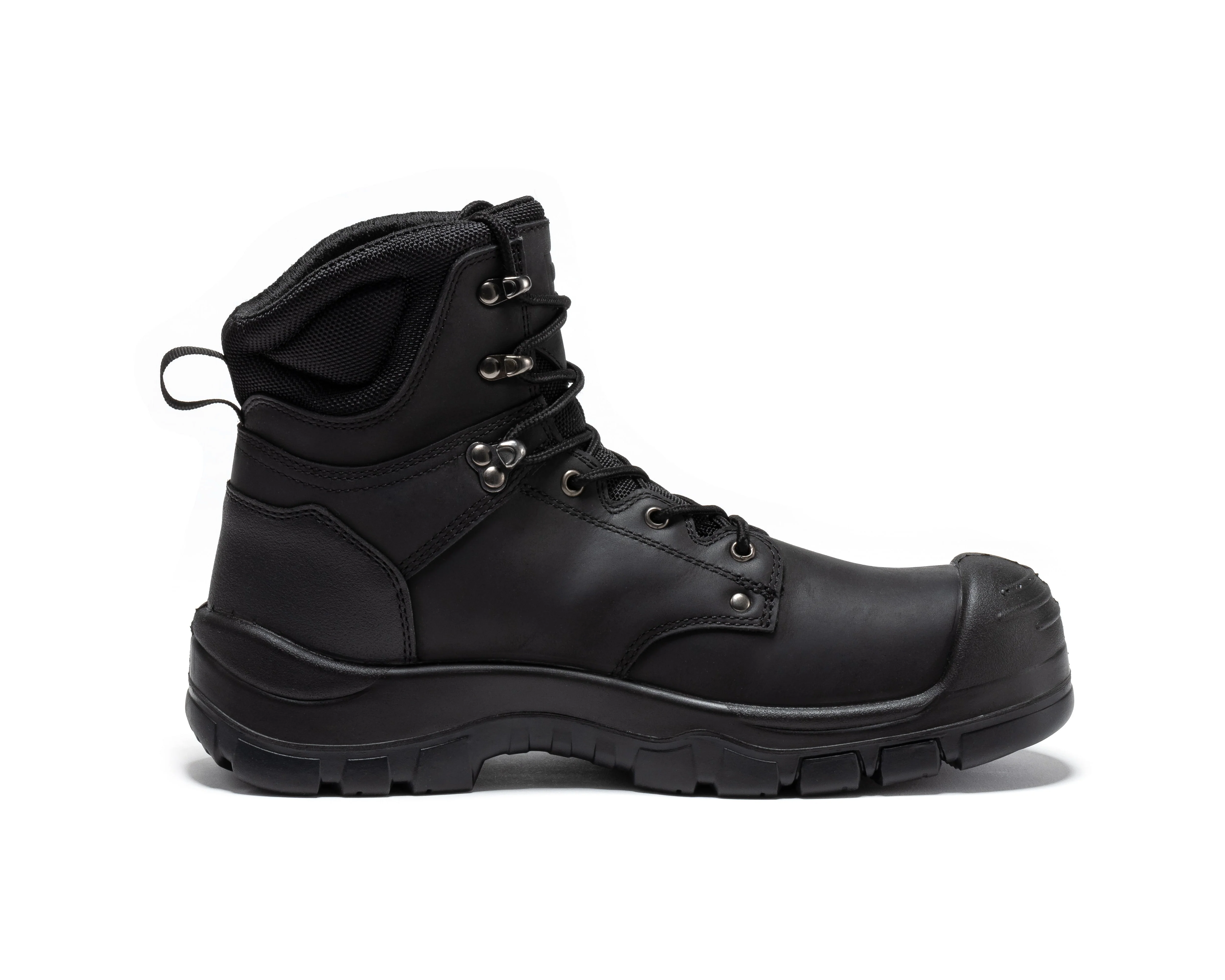 Woodland Black 6 inch Waterproof Composite Toe Leather Work Boots AK662 - Image 8