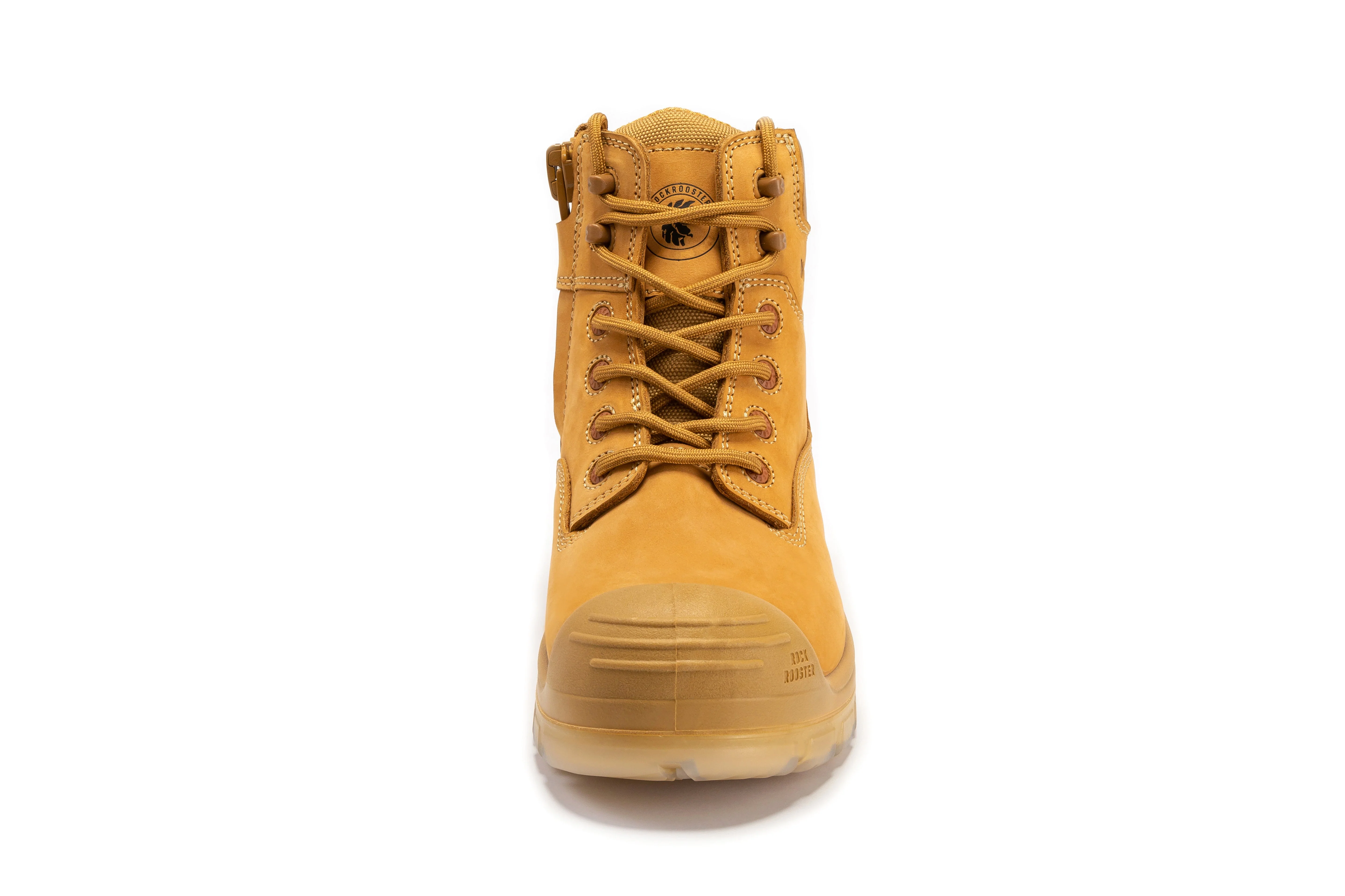 Woodland Wheat 6 inch Composite Toe Zip-sided Leather Work Boots AK659 - Image 5