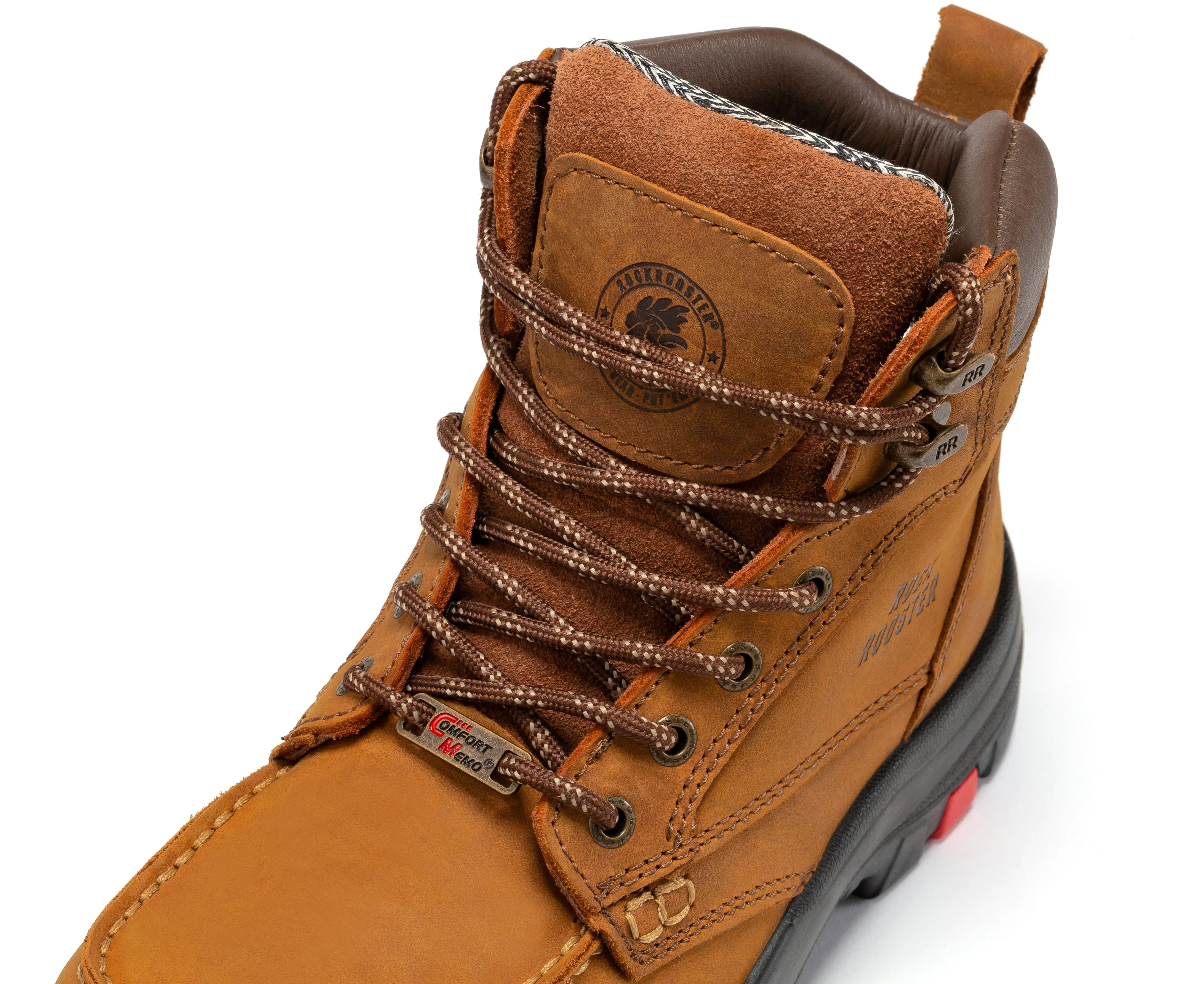 Zumbro 6 inch Wide Steel Toe, Rubber Outsole, EH Protection, ASTM 2413, Work Boots AK370 - Image 3