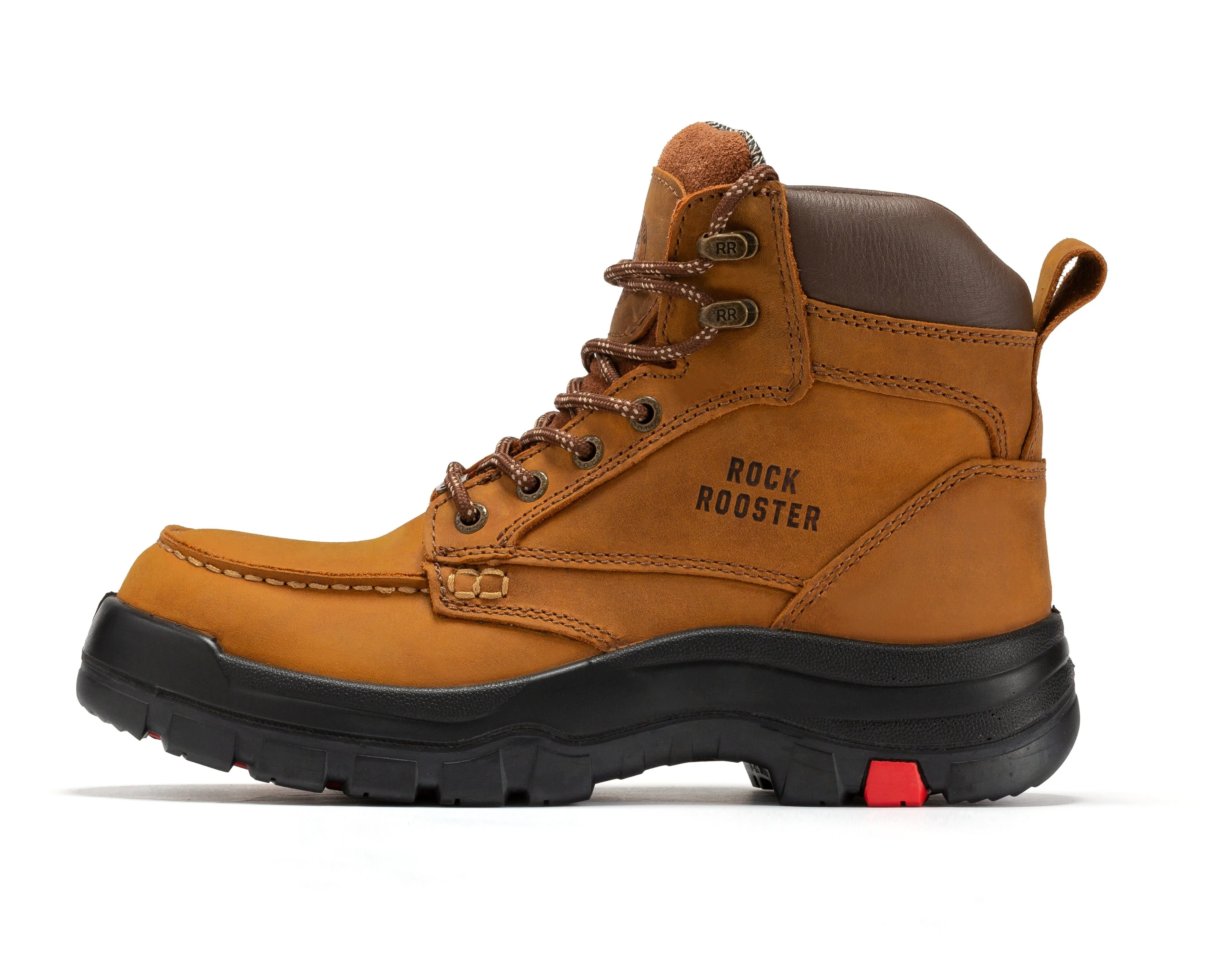 Zumbro 6 inch Wide Steel Toe, Rubber Outsole, EH Protection, ASTM 2413, Work Boots AK370 - Image 4