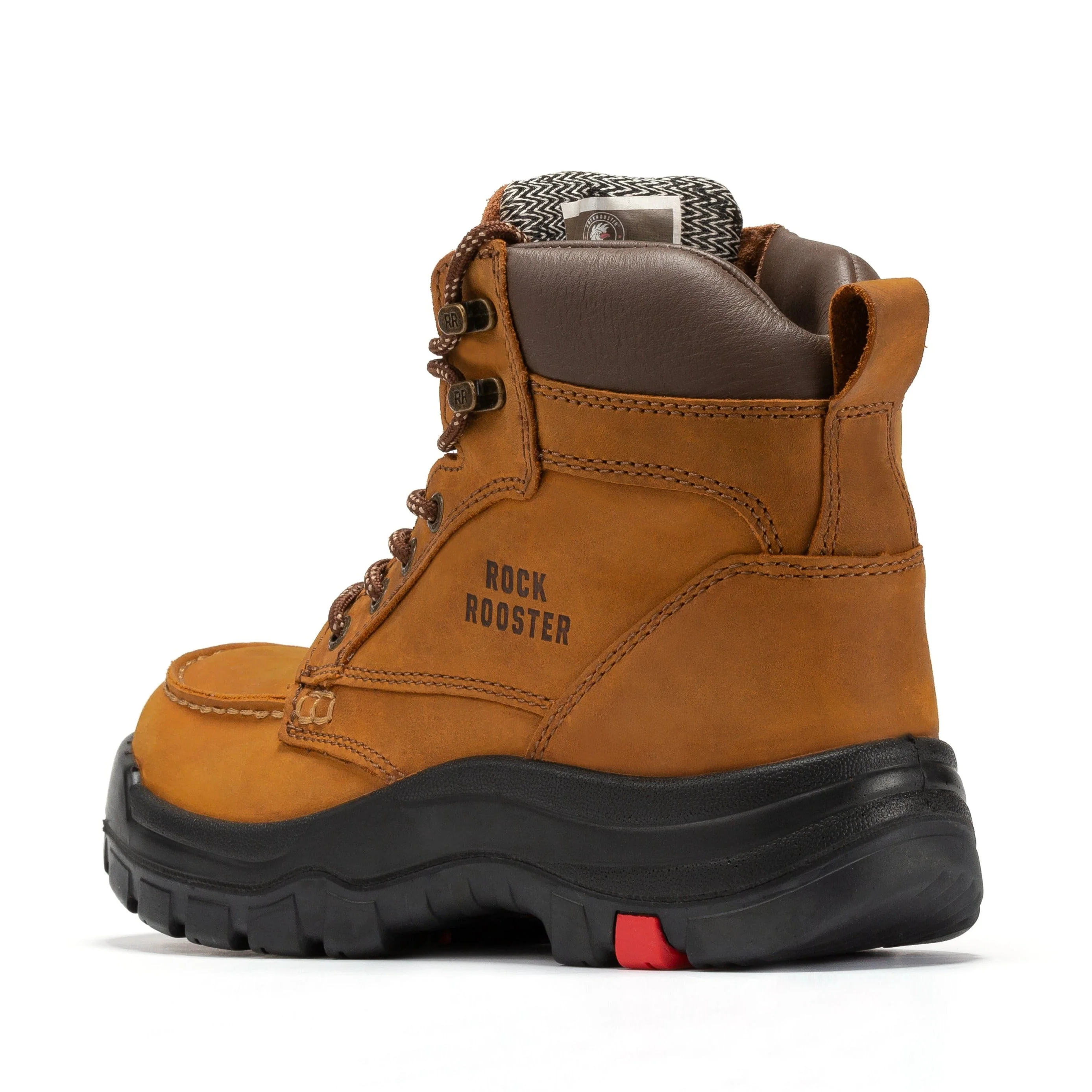 Zumbro 6 inch Wide Steel Toe, Rubber Outsole, EH Protection, ASTM 2413, Work Boots AK370 - Image 5